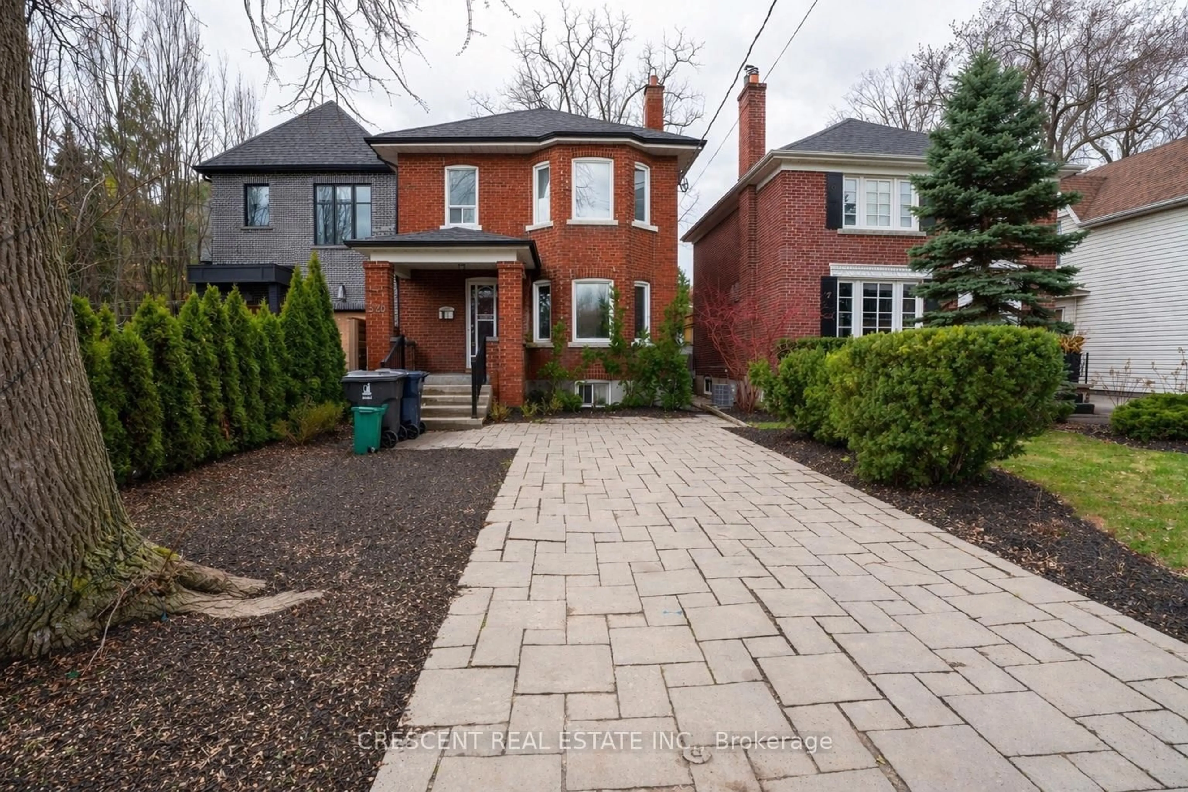 Home with brick exterior material, street for 520 Prince Edward Dr, Toronto Ontario M8X 2M5