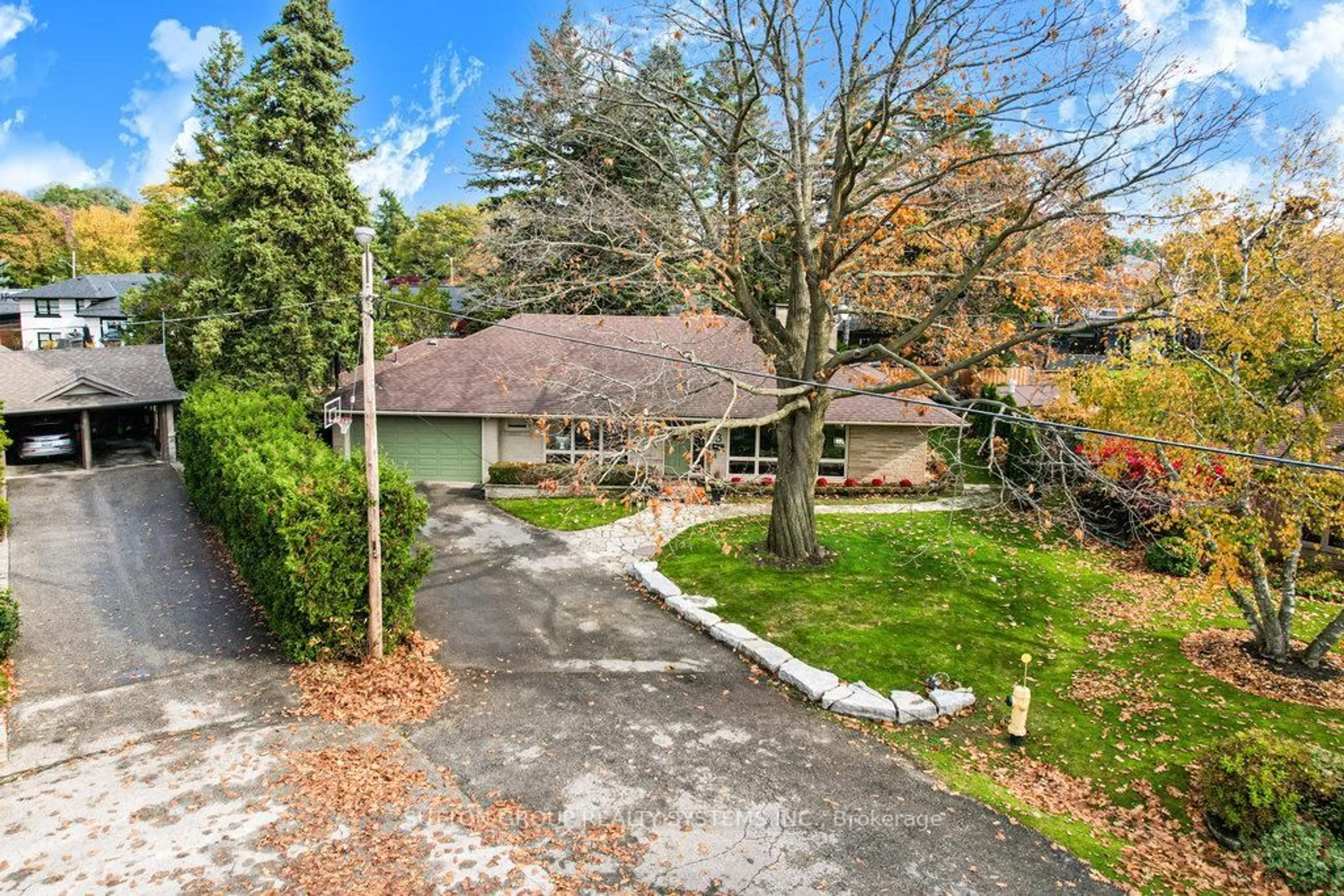 A pic from outside/outdoor area/front of a property/back of a property/a pic from drone, street for 3 Twyford Crt, Toronto Ontario M9A 1W7