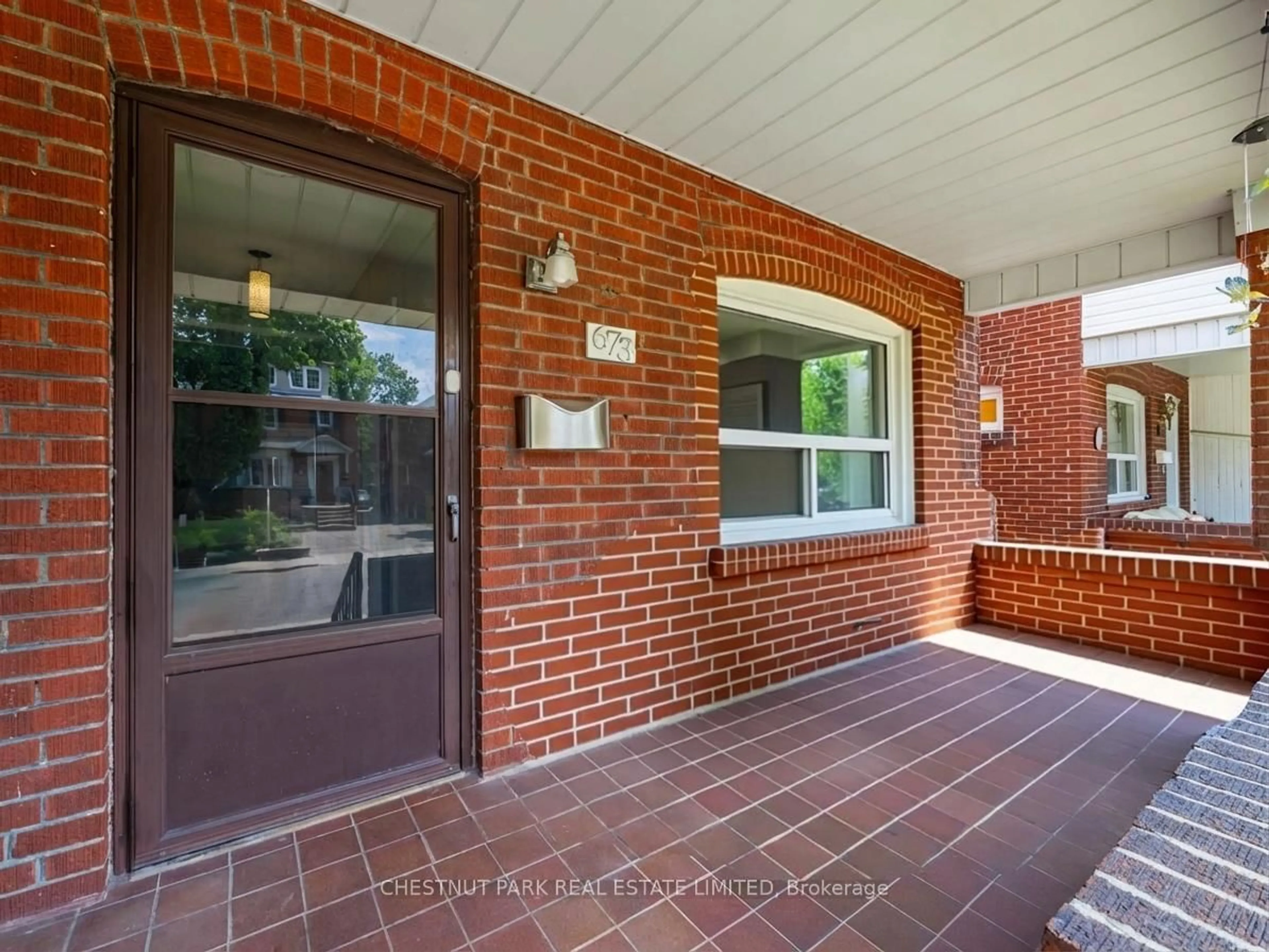 Home with brick exterior material, street for 673 Durie St, Toronto Ontario M6S 3H4