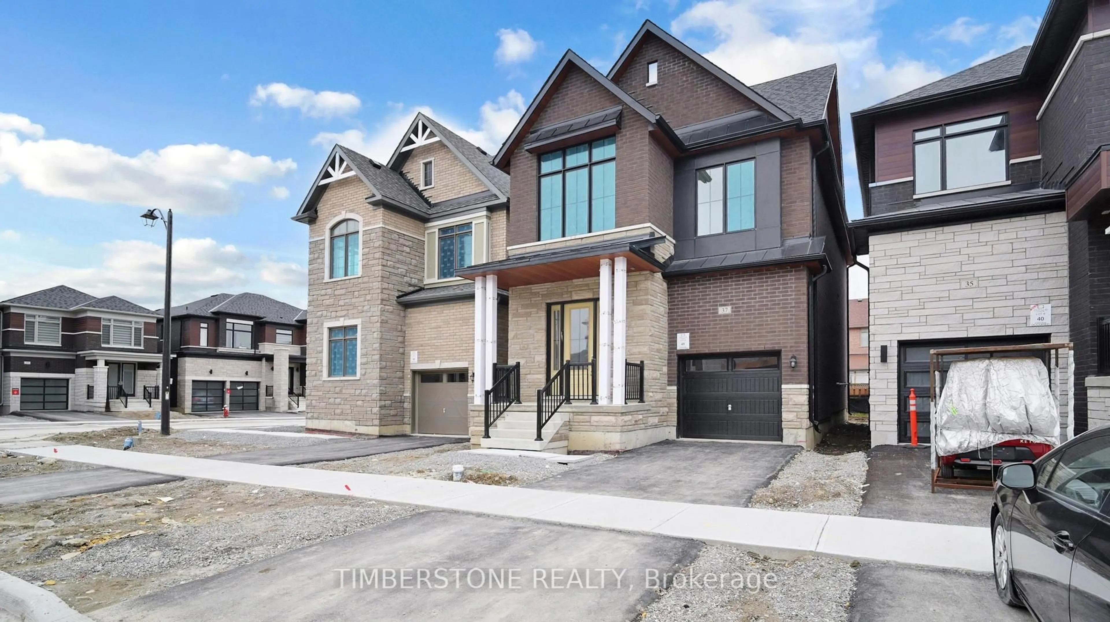 Home with brick exterior material, street for 37 Raja St, Brampton Ontario L6P 4R8