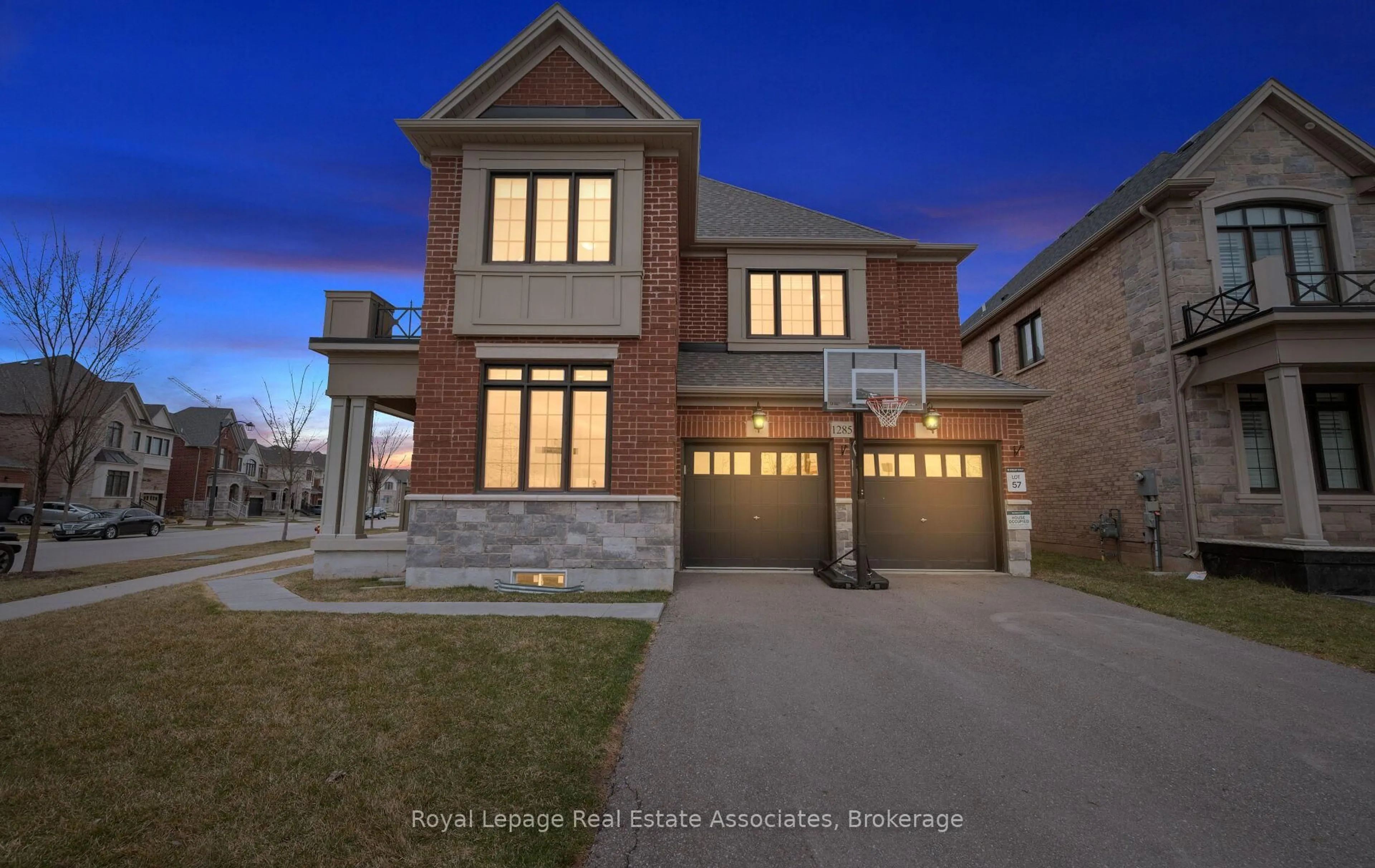 Home with brick exterior material, street for 1285 Raspberry Terr, Milton Ontario L9E 1N2