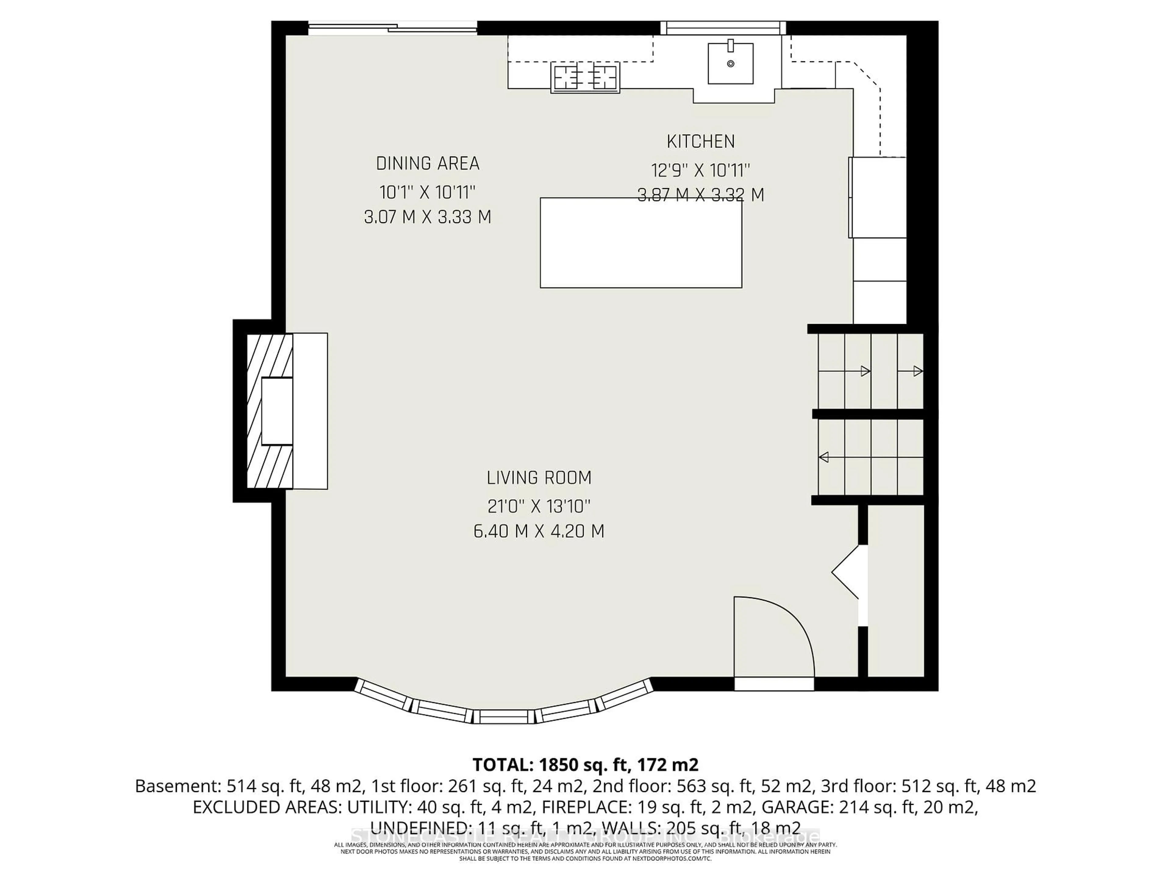 Floor plan for 1899 Truscott Dr, Mississauga Ontario L5J 2A1