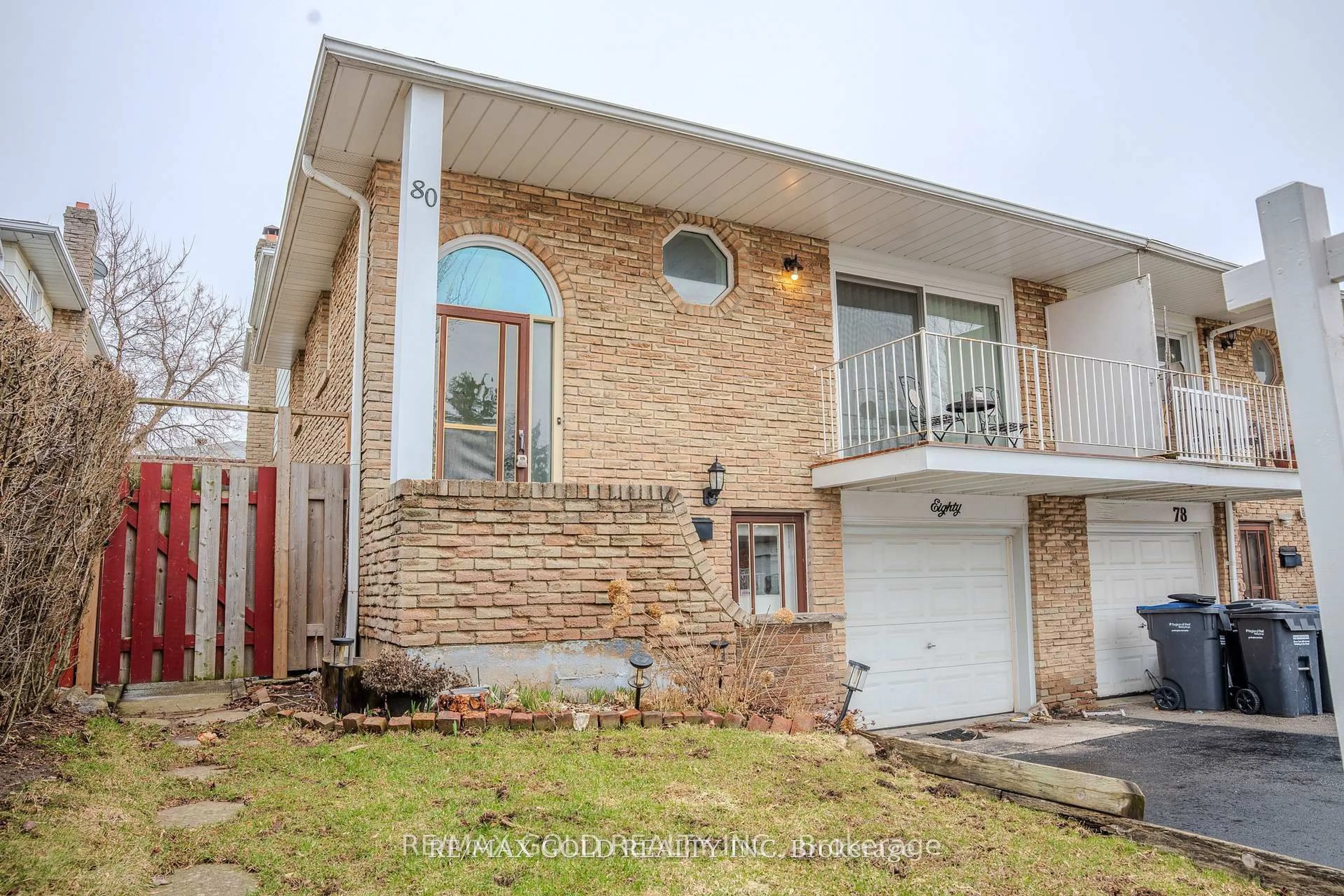 Home with brick exterior material, street for 80 Ivybridge Dr, Brampton Ontario L6V 2X3