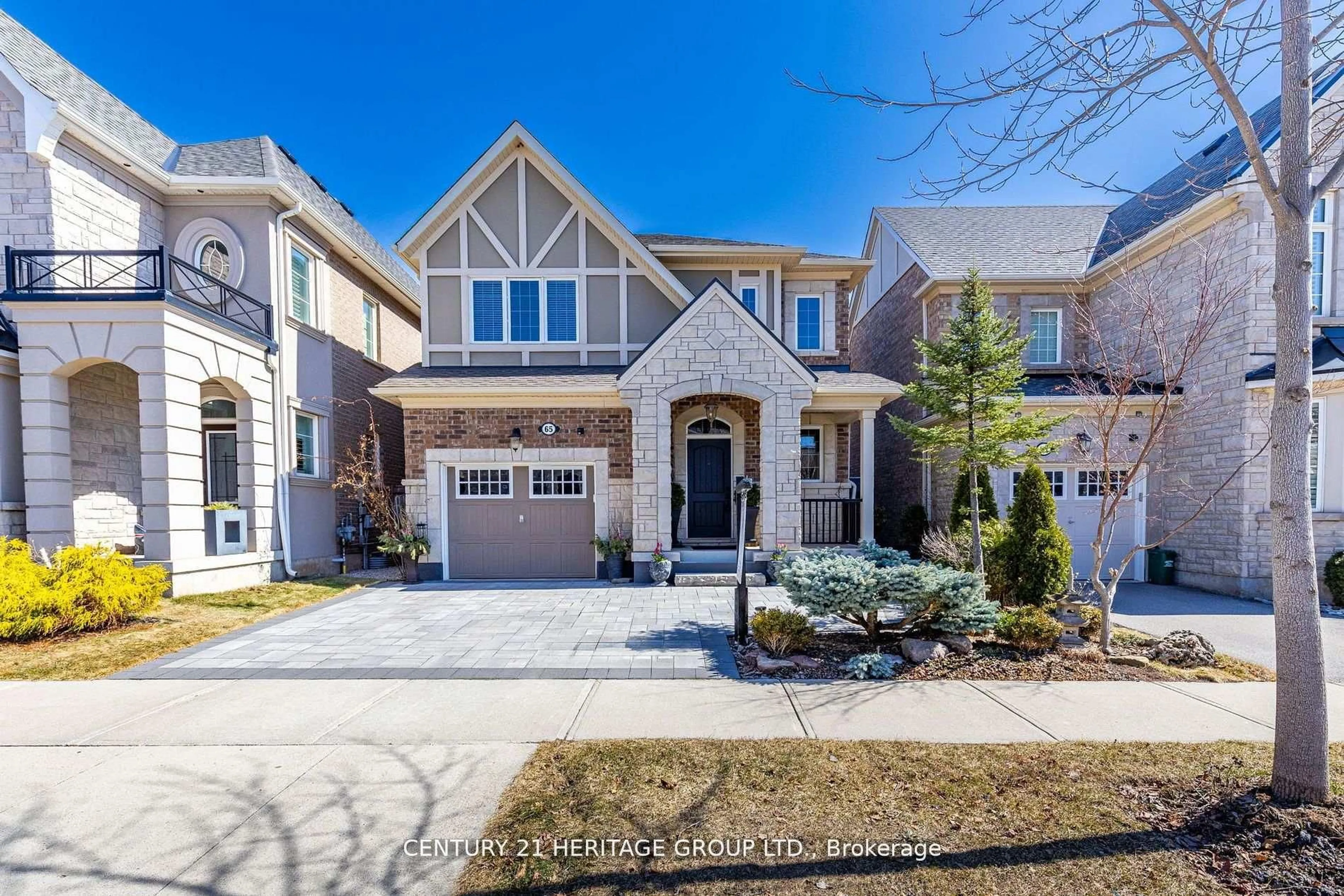 Home with brick exterior material, street for 65 Masterman Cres, Oakville Ontario L6M 0W3