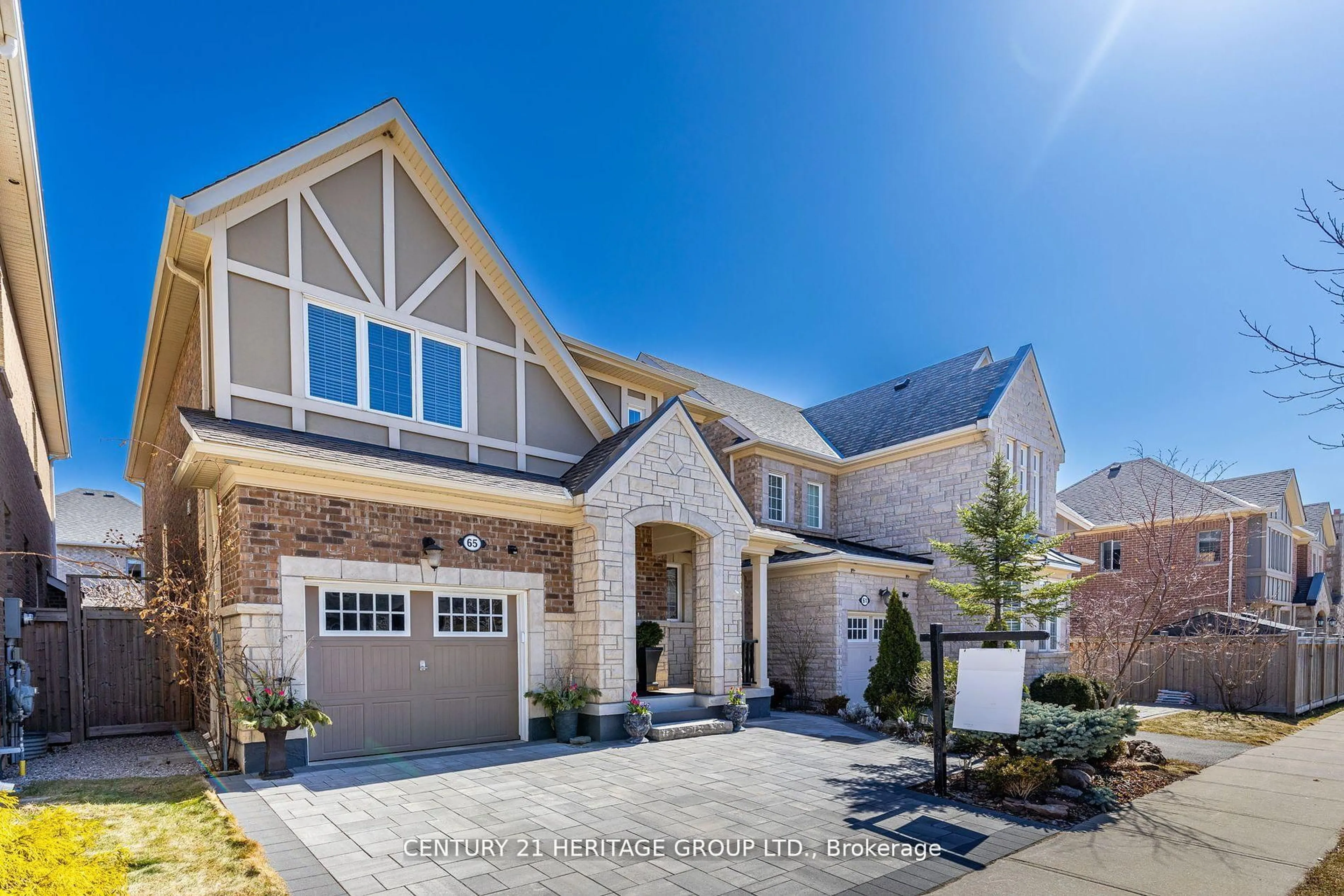 Home with brick exterior material, street for 65 Masterman Cres, Oakville Ontario L6M 0W3