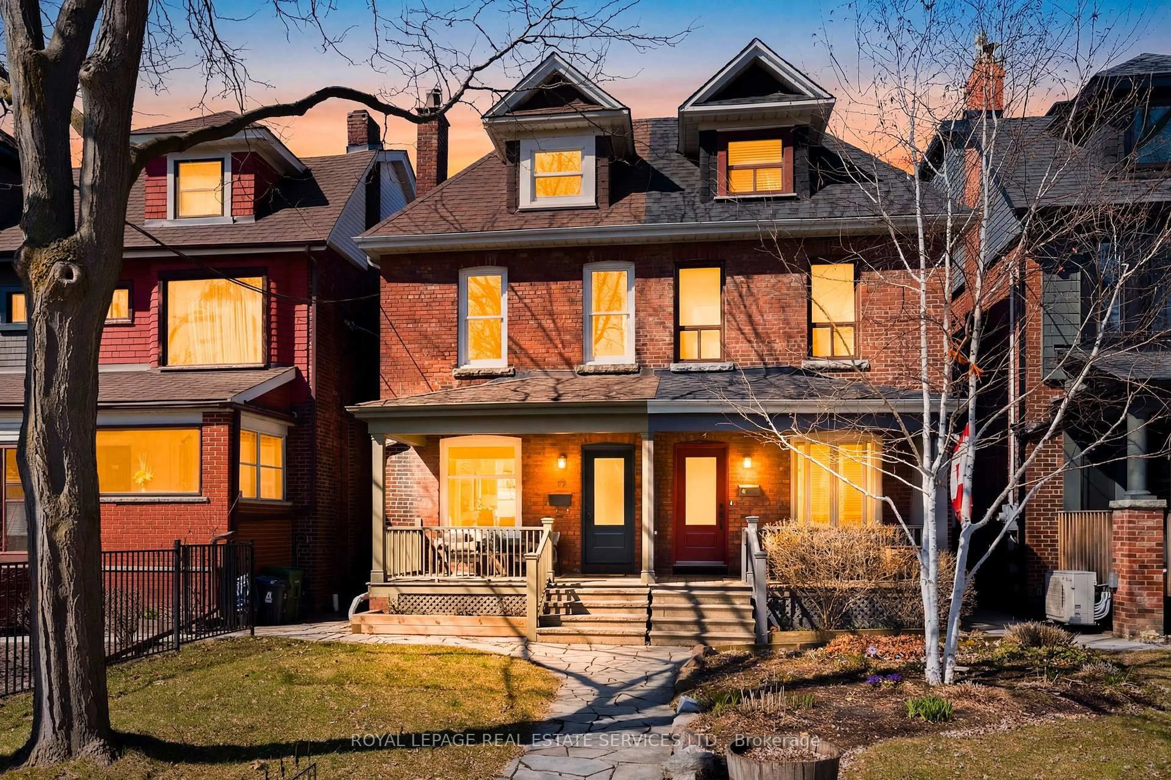 Home with brick exterior material, street for 98 Galley Ave, Toronto Ontario M6R 1H1