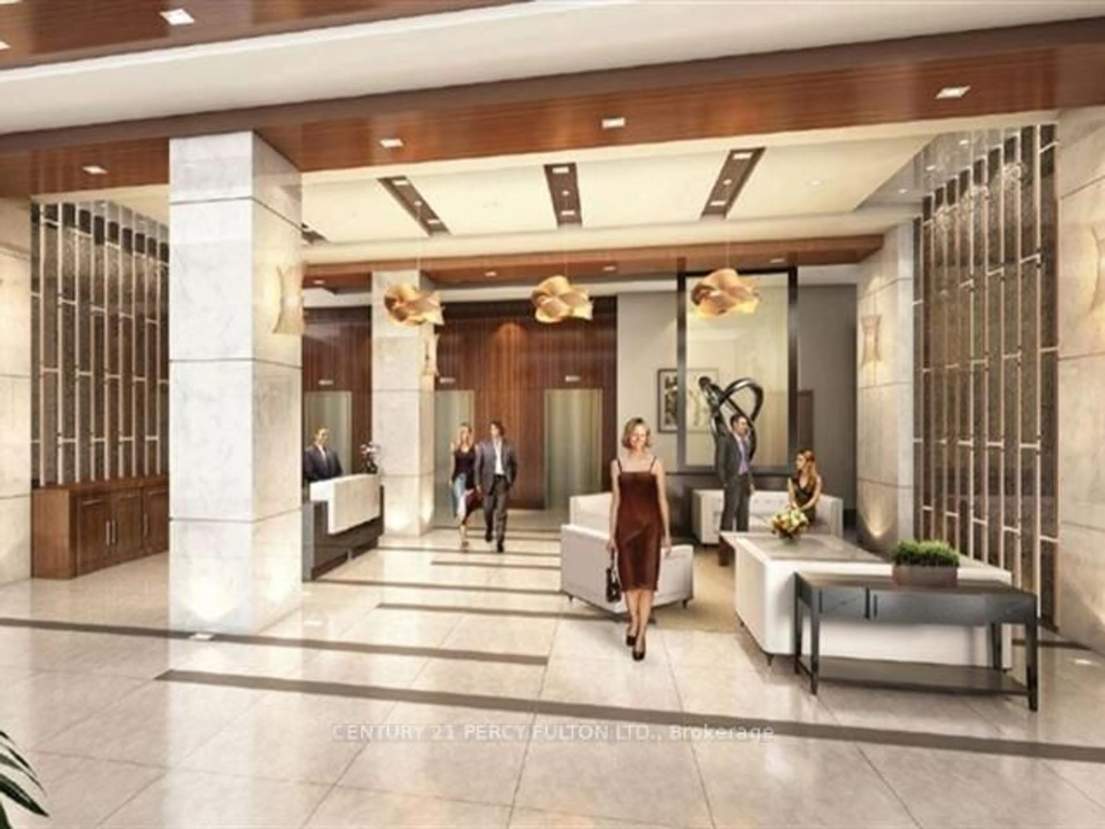 Lobby for 349 Rathburn Rd #1501, Mississauga Ontario L5B 0C8