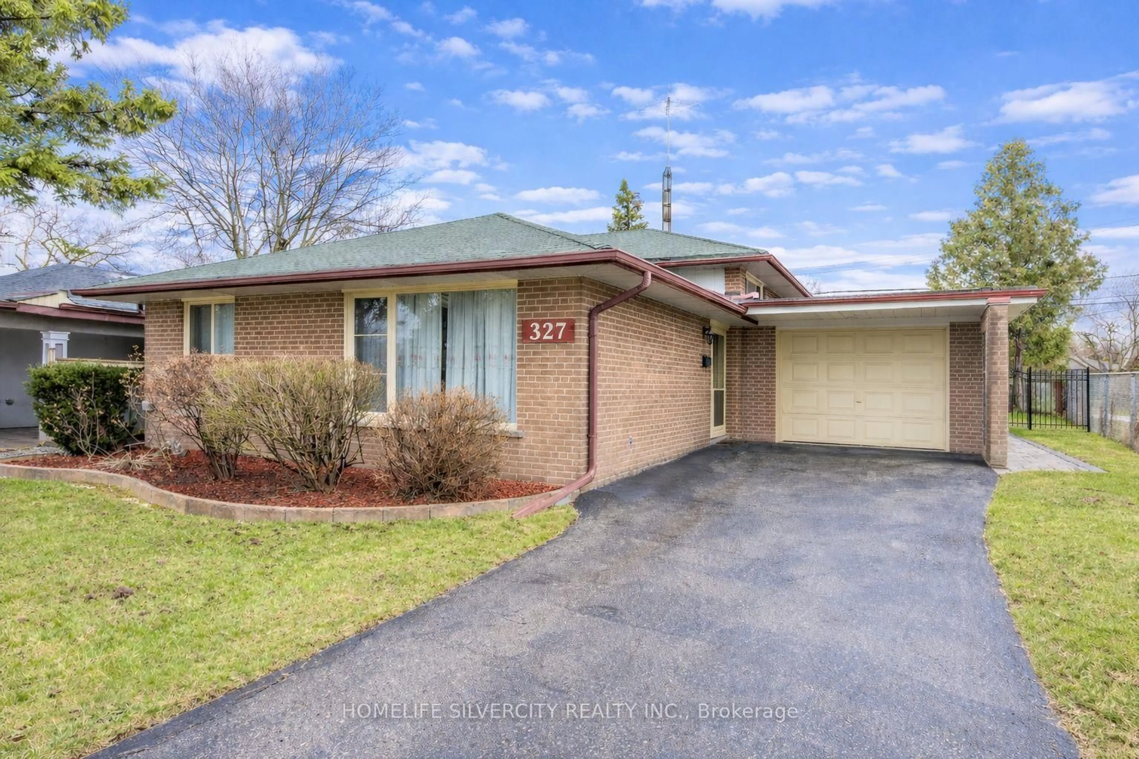 Home with brick exterior material, street for 327 The West Way, Toronto Ontario M9R 1H1