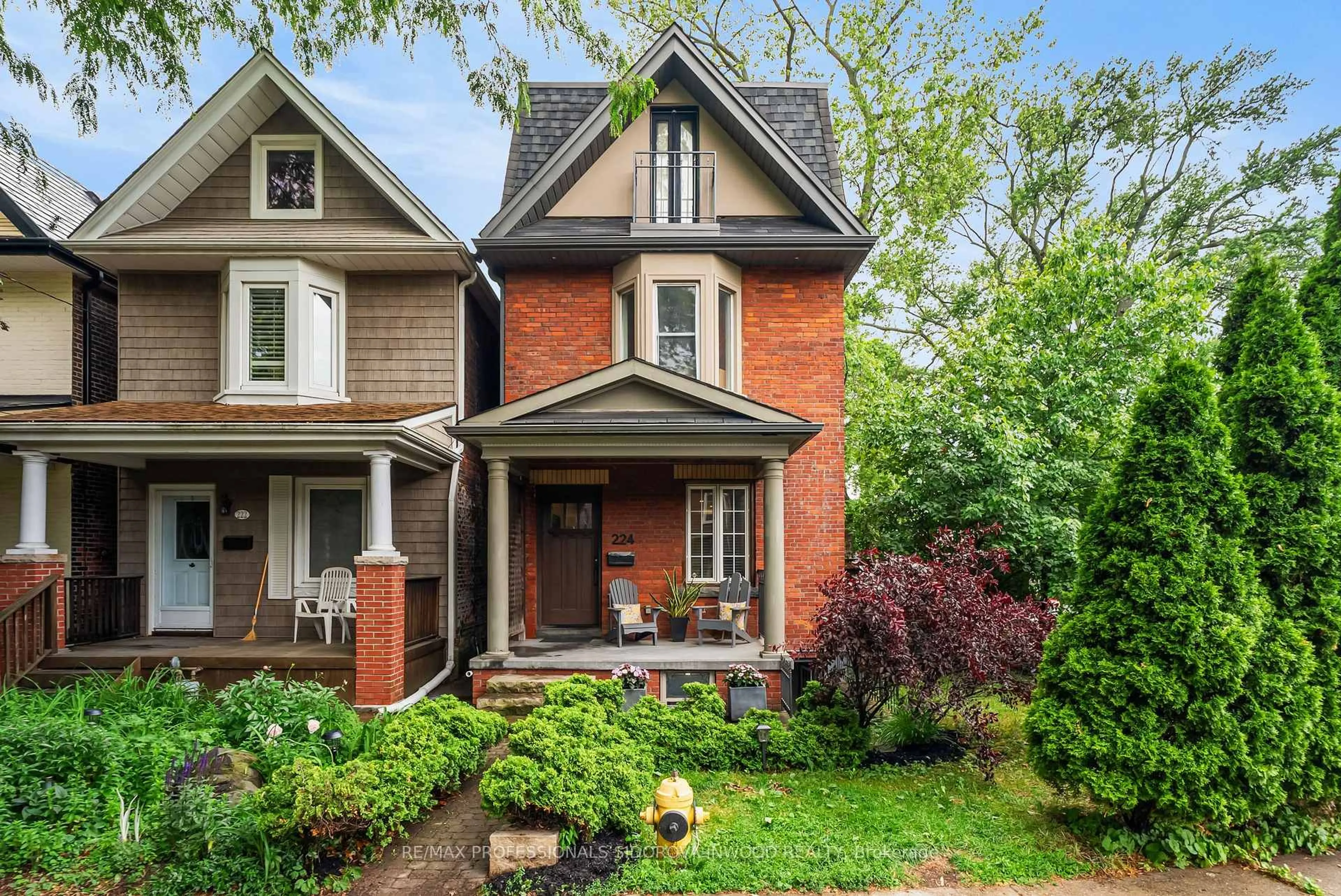 Home with brick exterior material, street for 224 Gilmour Ave, Toronto Ontario M6P 3B4