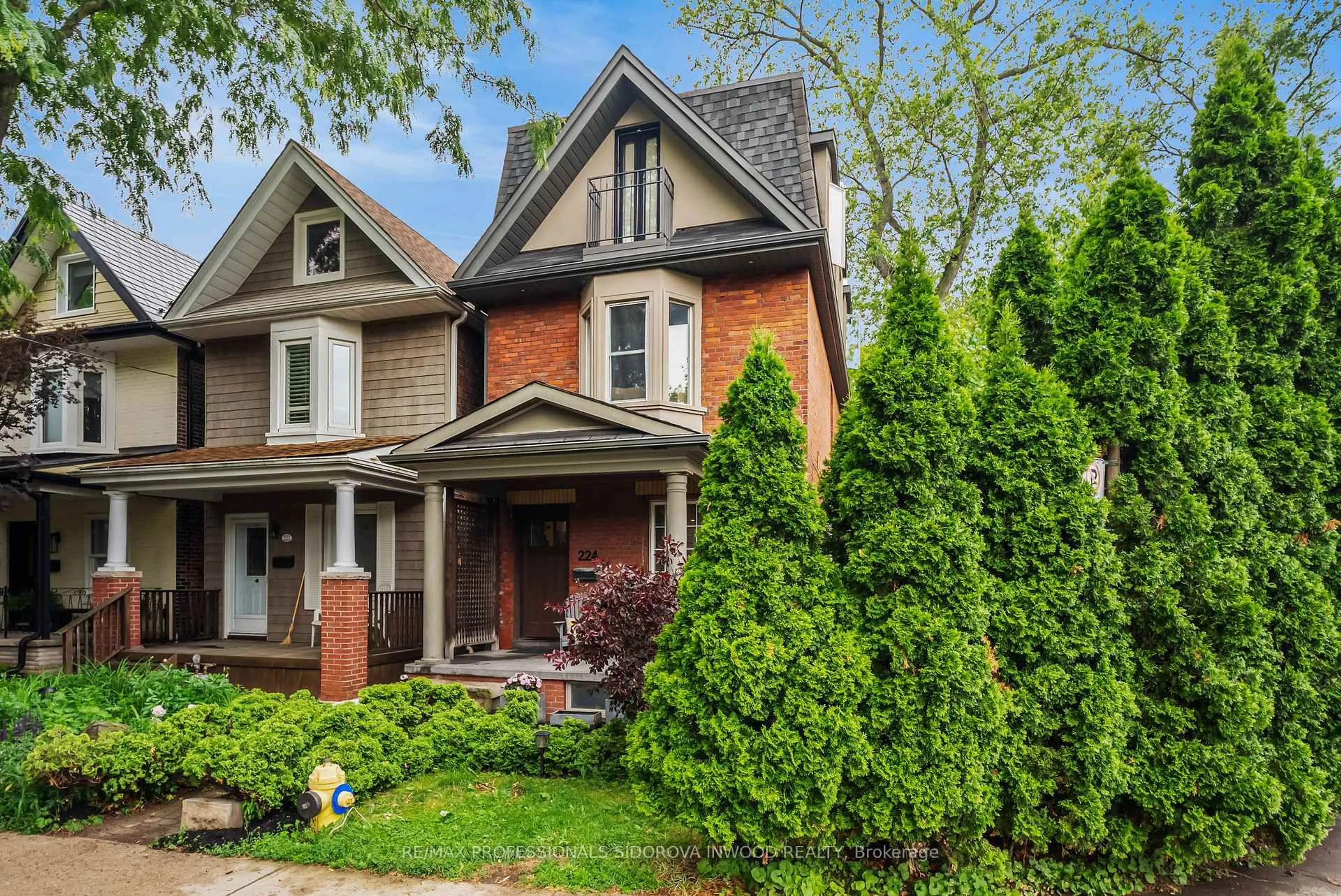 Home with brick exterior material, street for 224 Gilmour Ave, Toronto Ontario M6P 3B4