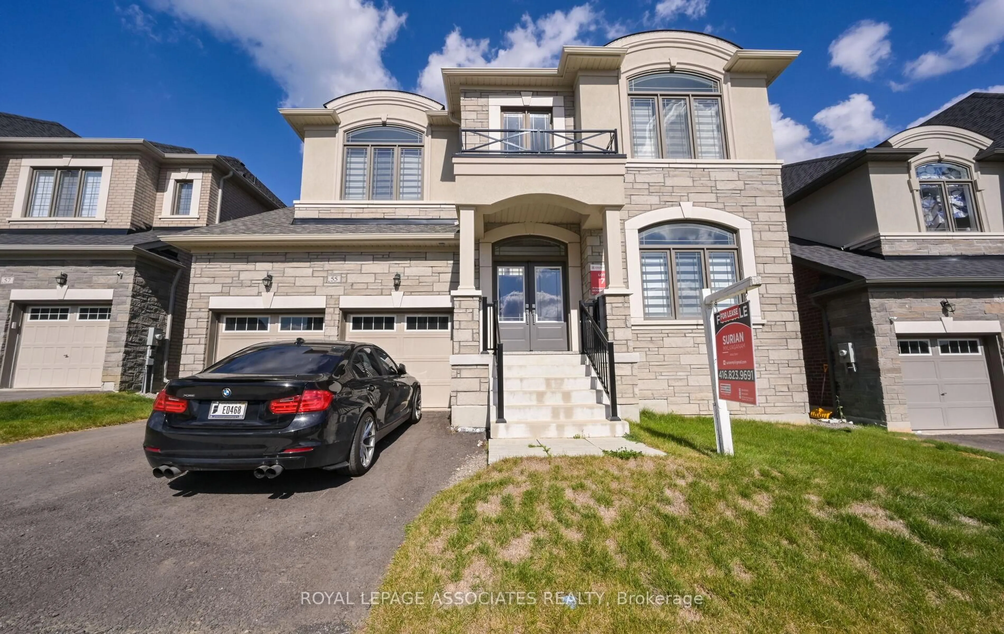 Home with brick exterior material, street for 55 Raspberry Ridge Ave, Caledon Ontario L0C 0H1