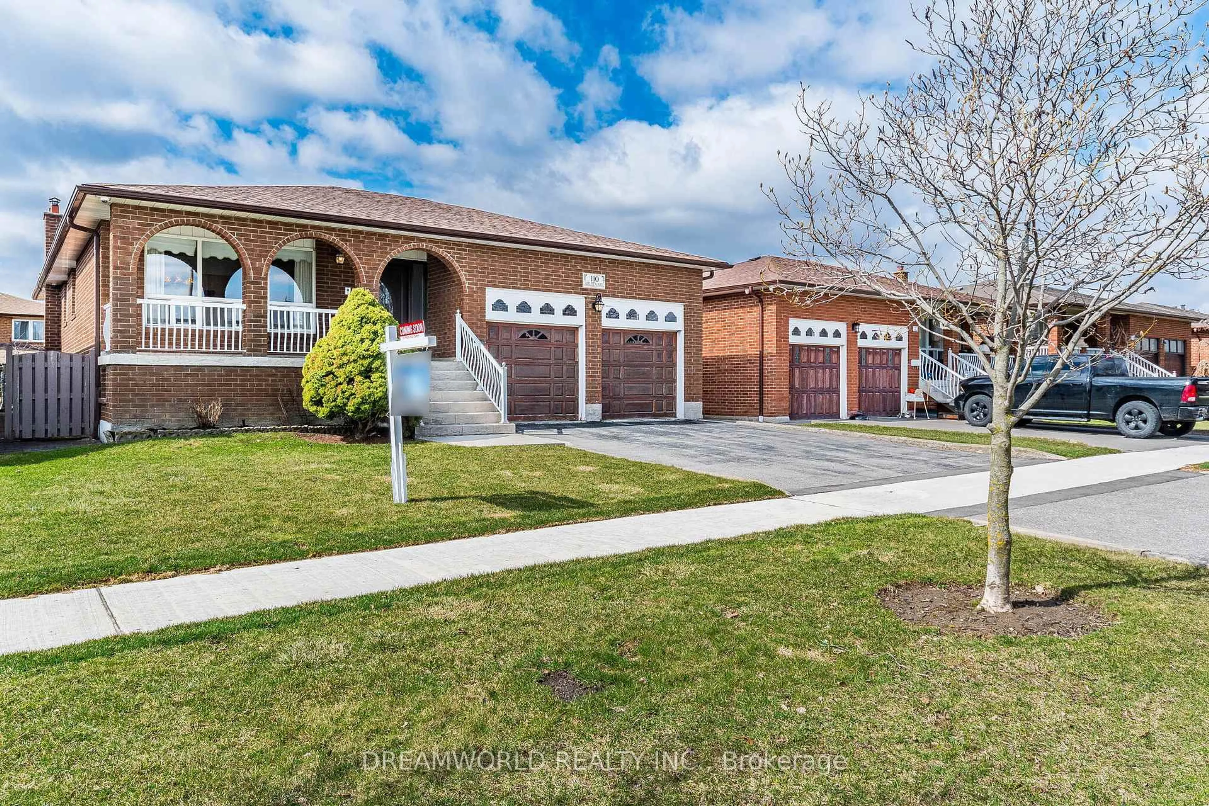 Home with brick exterior material, street for 110 Arleta Ave, Toronto Ontario M3L 2L5