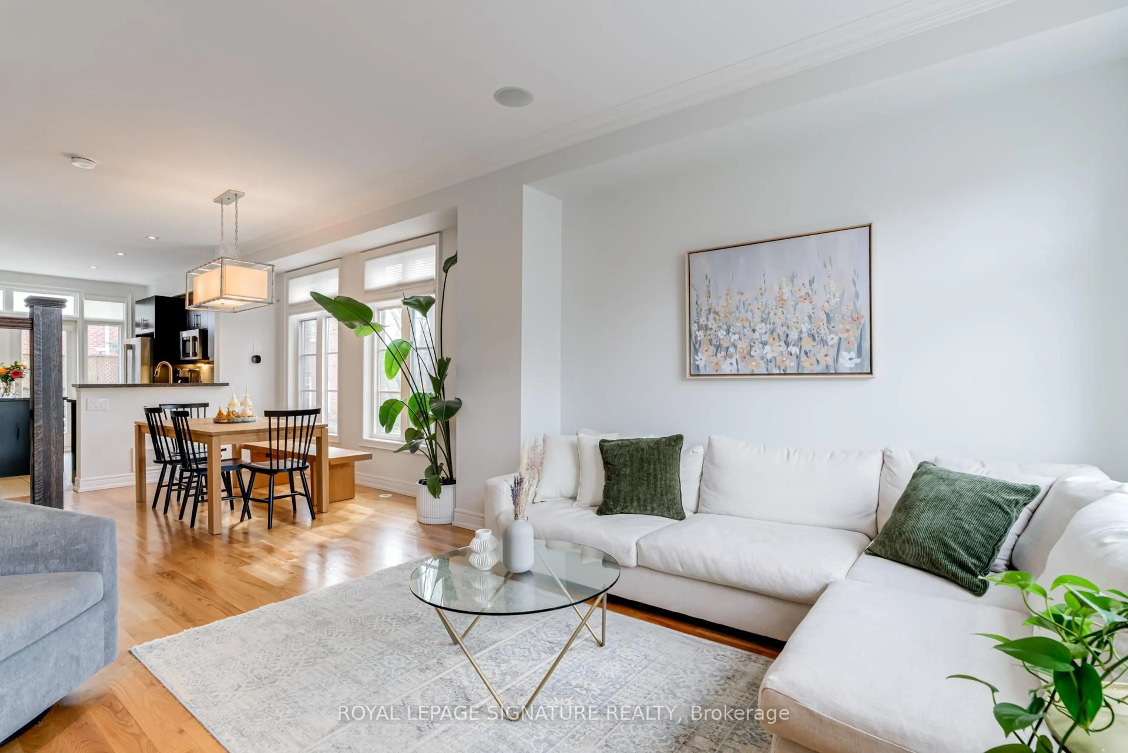 Living room with furniture, unknown for 55 Ruby Lang Lane, Toronto Ontario M8Z 0B8