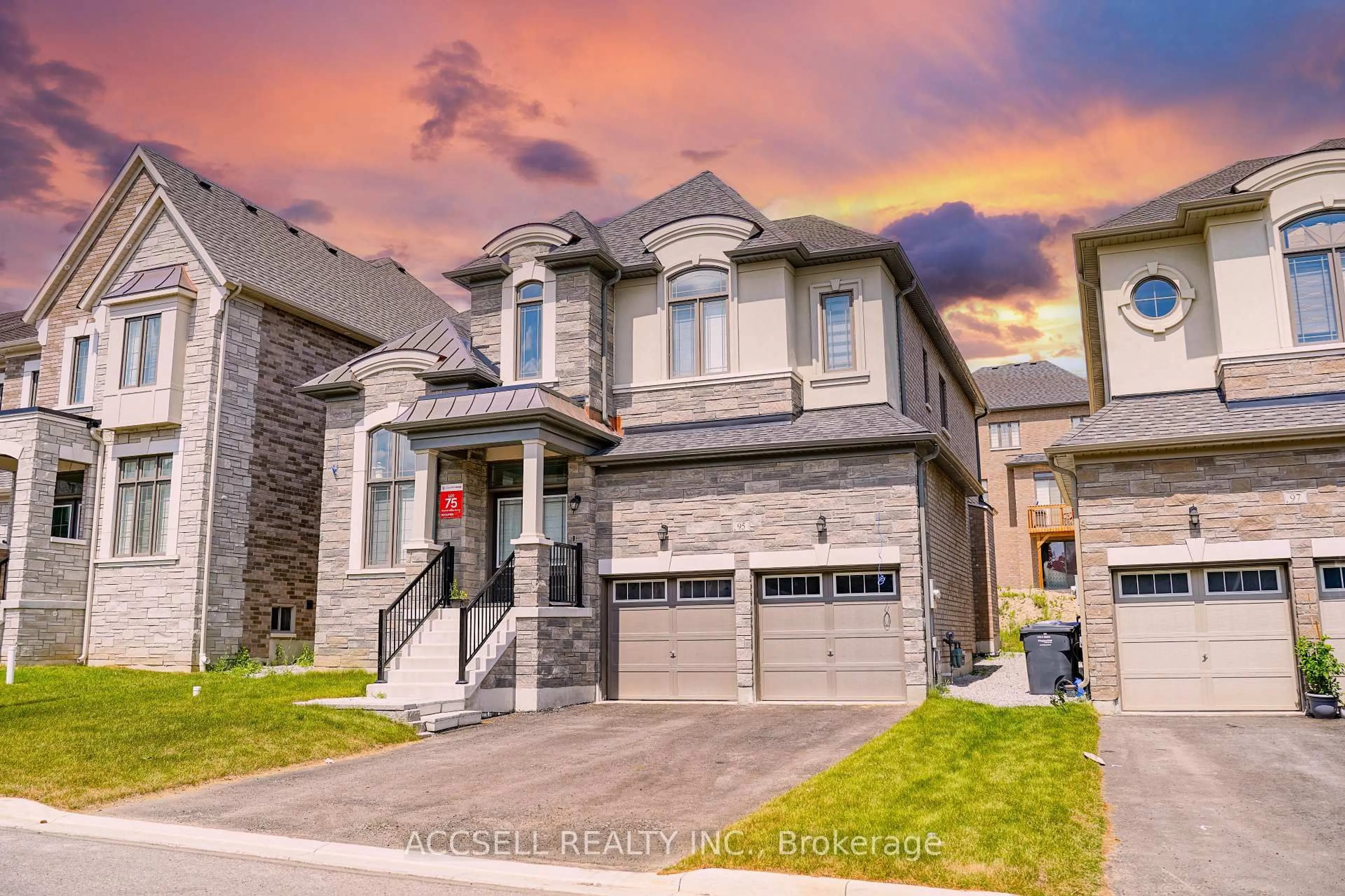 Home with brick exterior material, street for 95 James Walker Ave, Caledon Ontario L7C 4N1