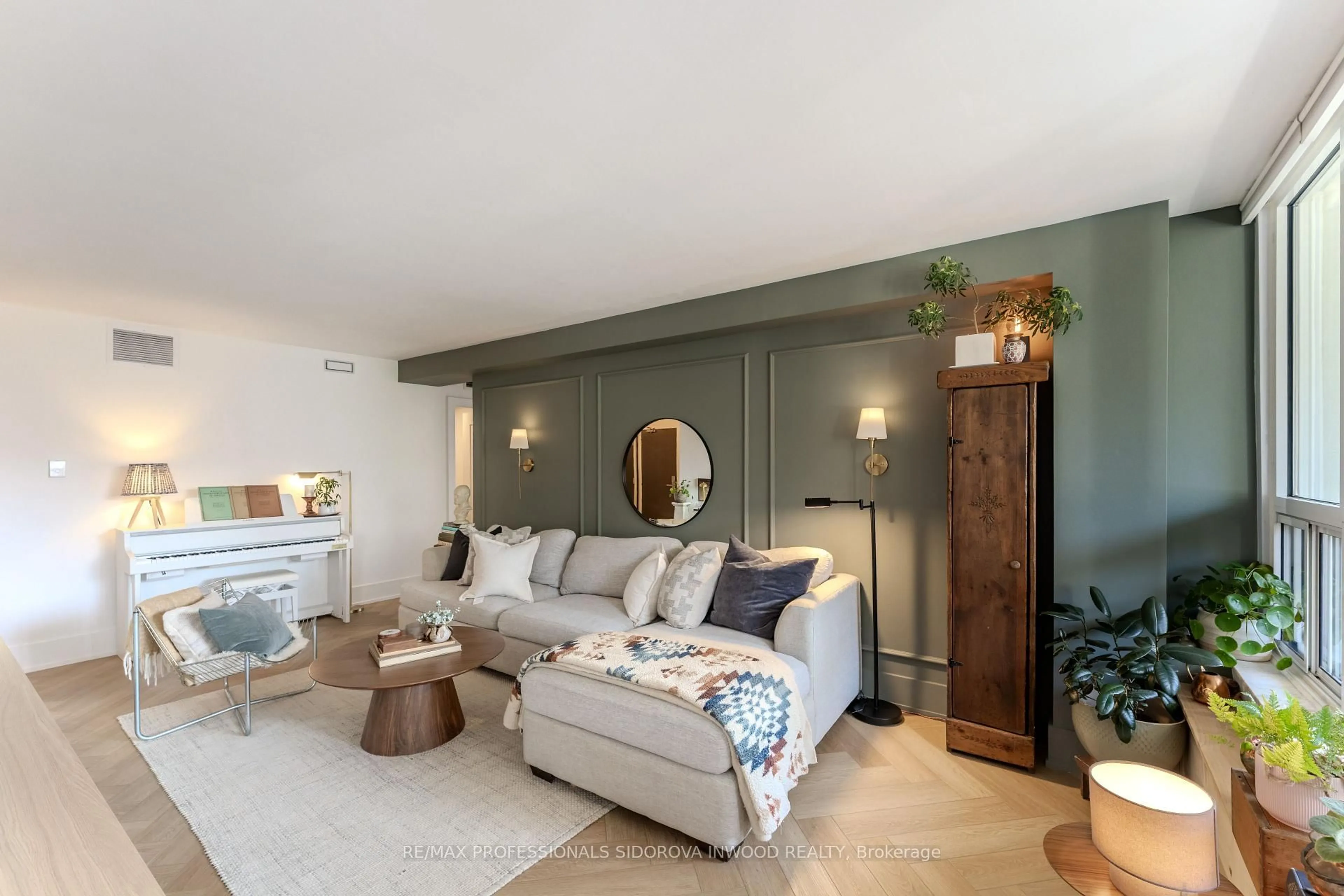 Living room with furniture, unknown for 45 Southport St #403, Toronto Ontario M6S 3N5