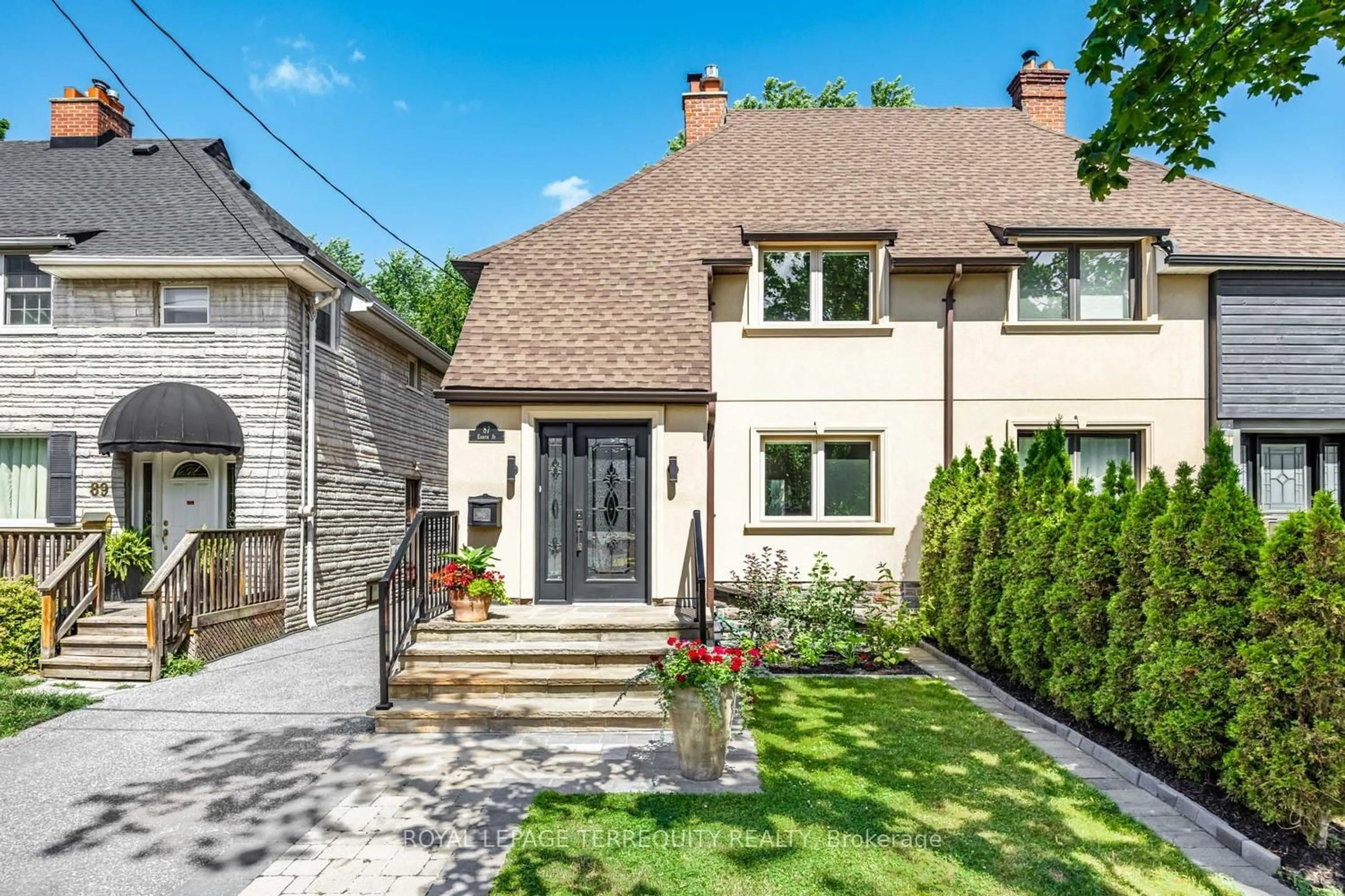 Home with brick exterior material, street for 87 Eighth St, Toronto Ontario M8V 3C5