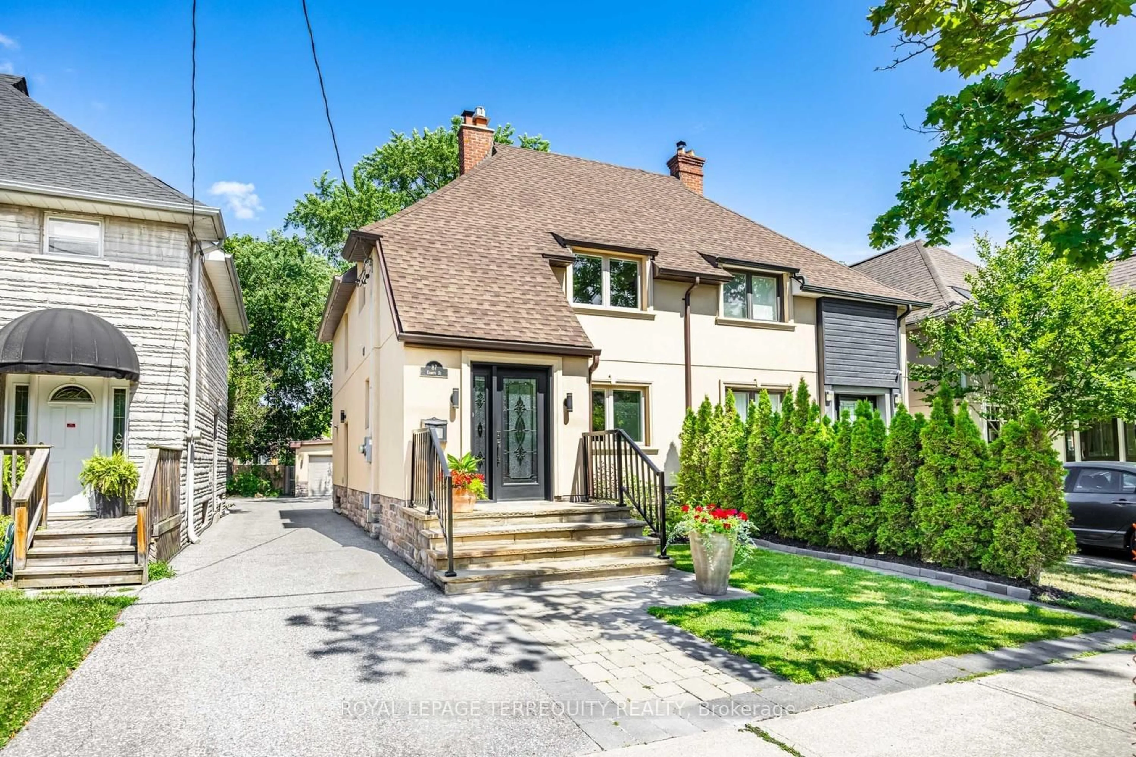 Home with brick exterior material, street for 87 Eighth St, Toronto Ontario M8V 3C5