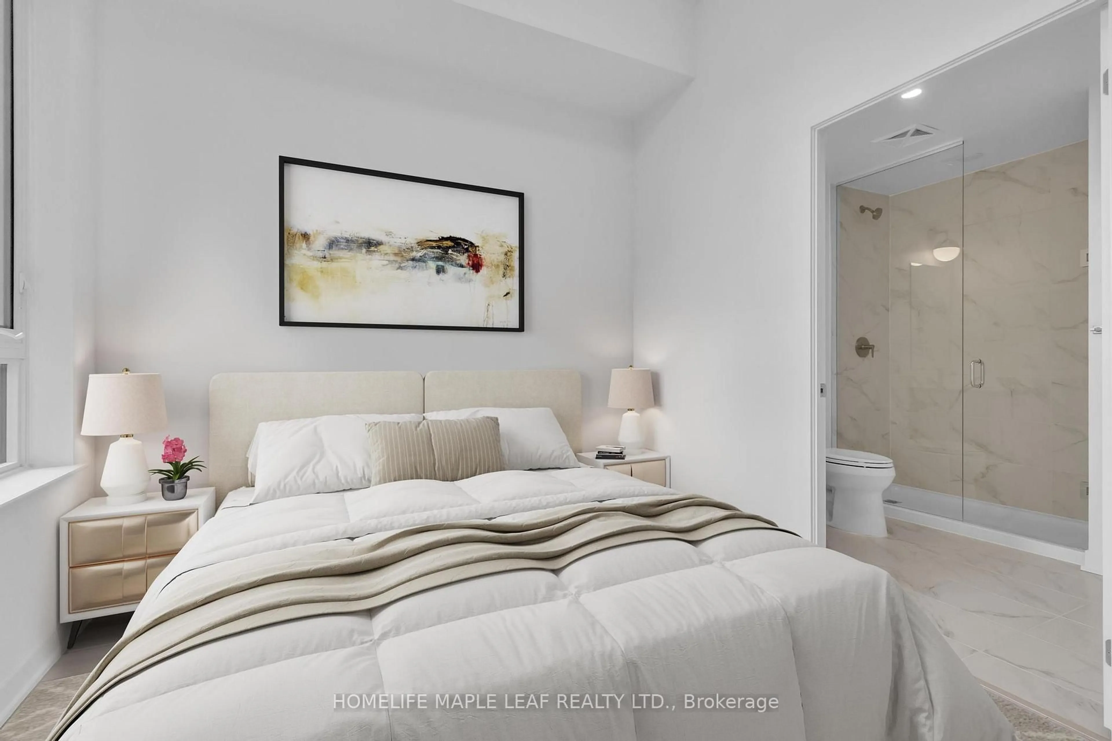 Bedroom with bed, unknown for 395 Dundas St #LPH01, Oakville Ontario L6M 4M2