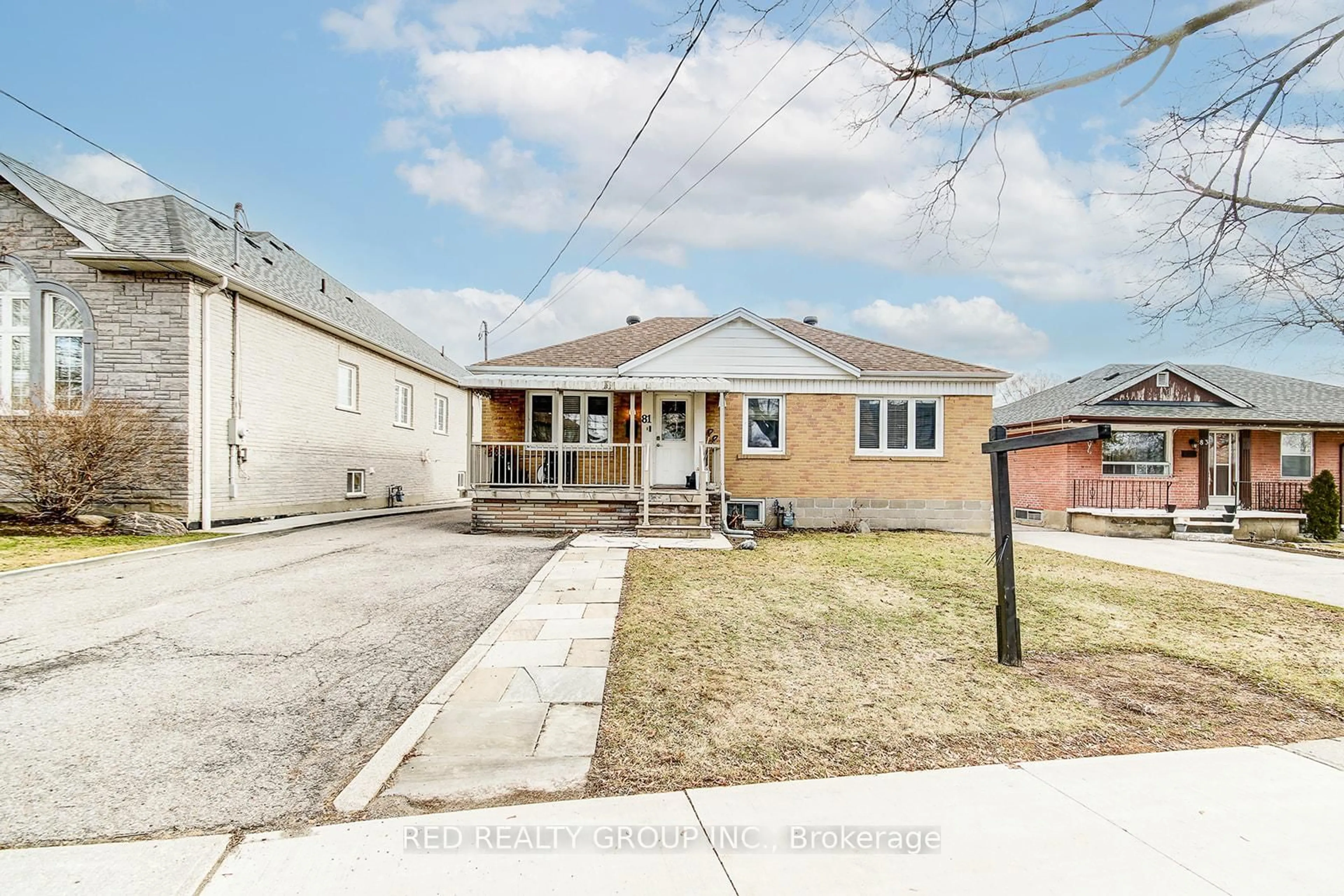 Home with brick exterior material, street for 81 Grovedale Ave, Toronto Ontario M6L 1Y8