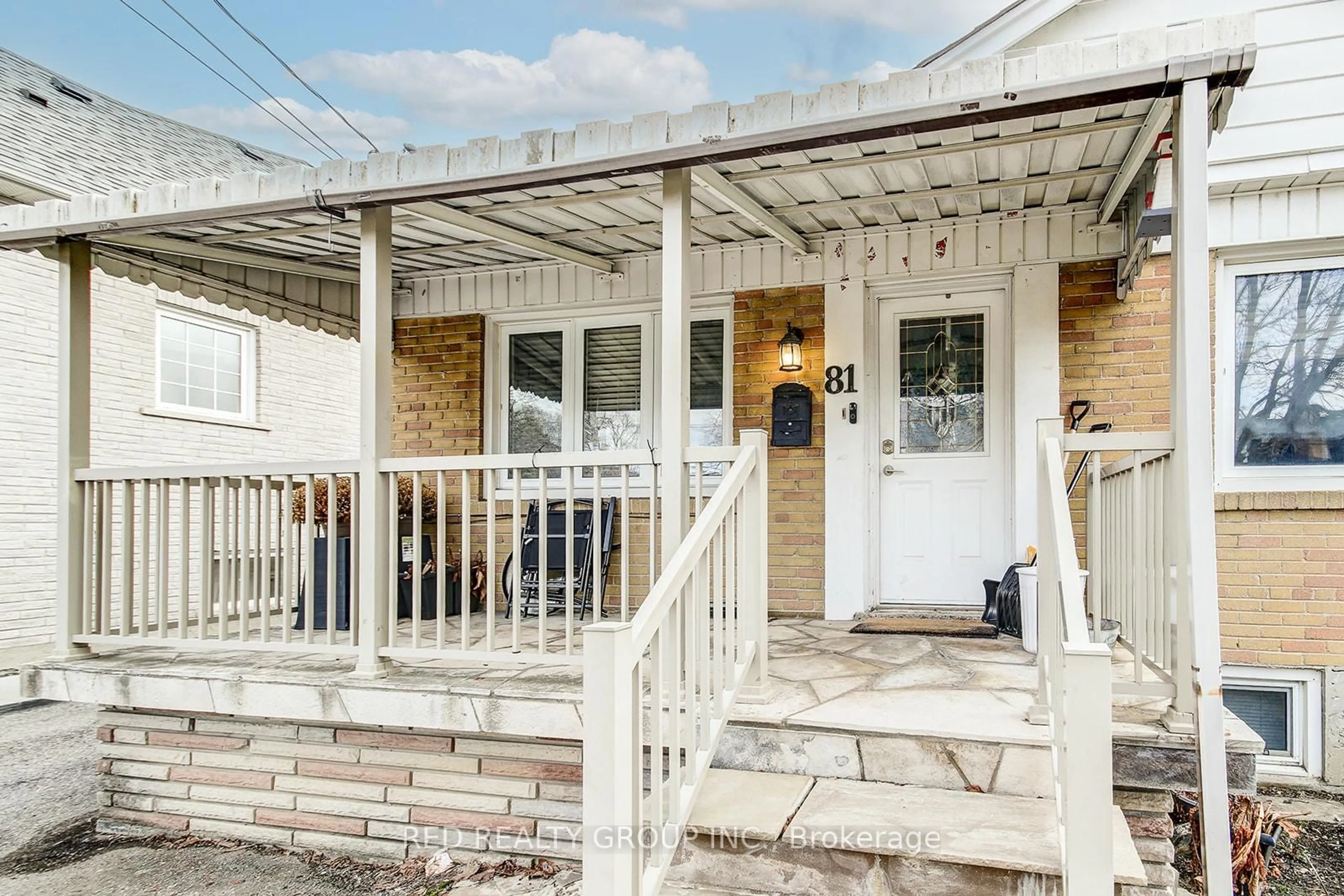 Patio, street for 81 Grovedale Ave, Toronto Ontario M6L 1Y8