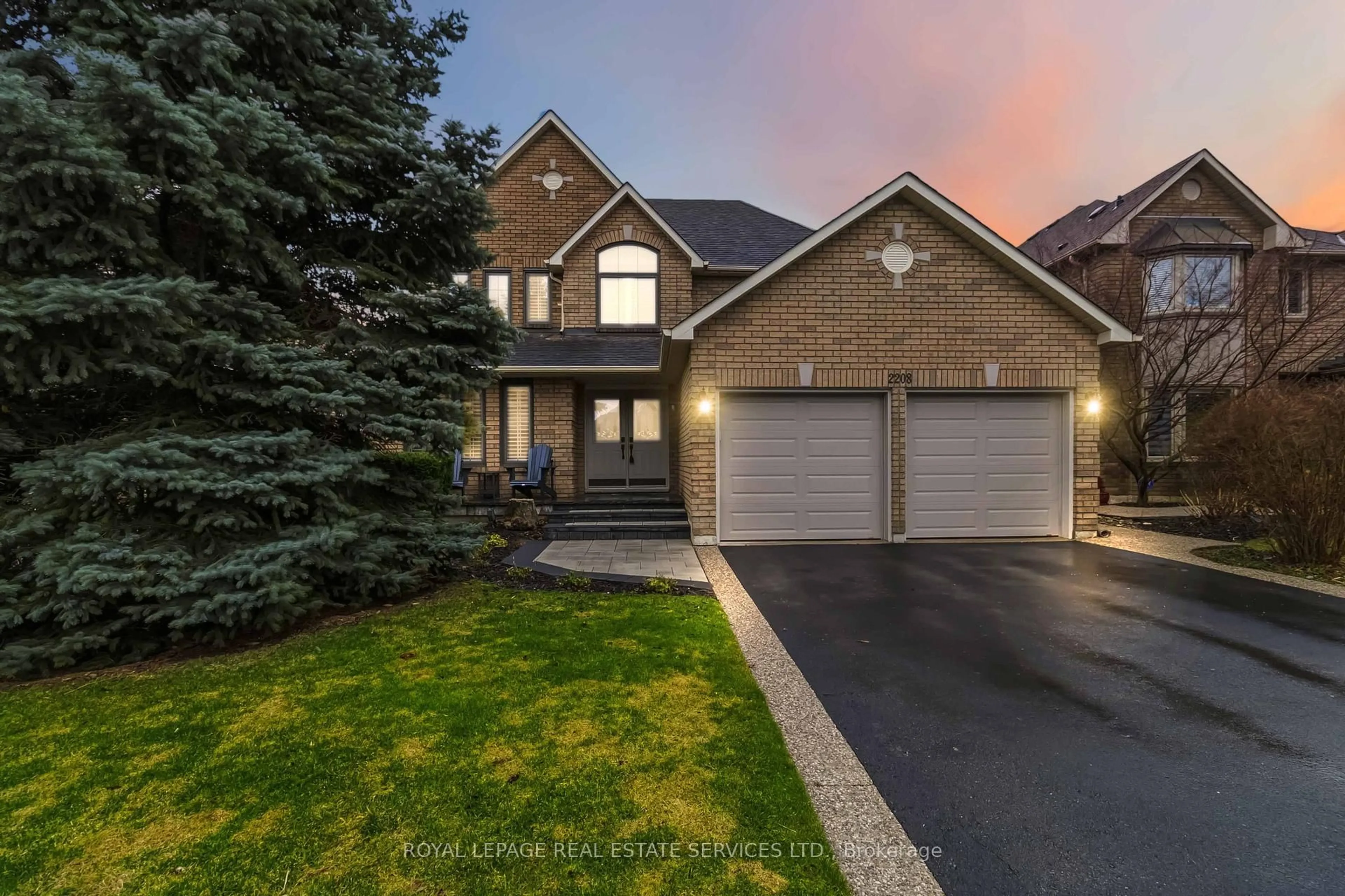 Home with brick exterior material, street for 2208 Brays Lane, Oakville Ontario L6M 3J7