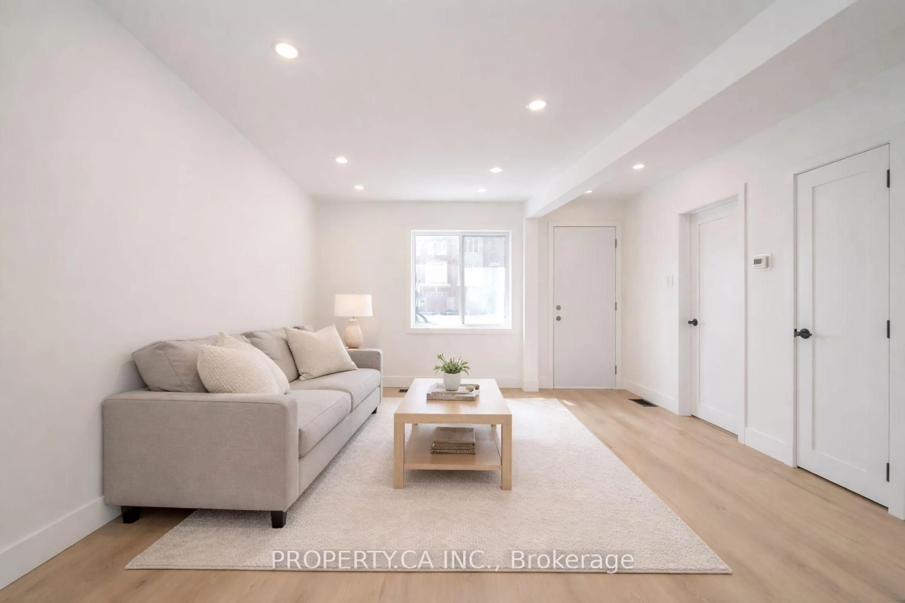 Living room with furniture, unknown for 46 McMurchy Ave, Brampton Ontario L6X 1Y1