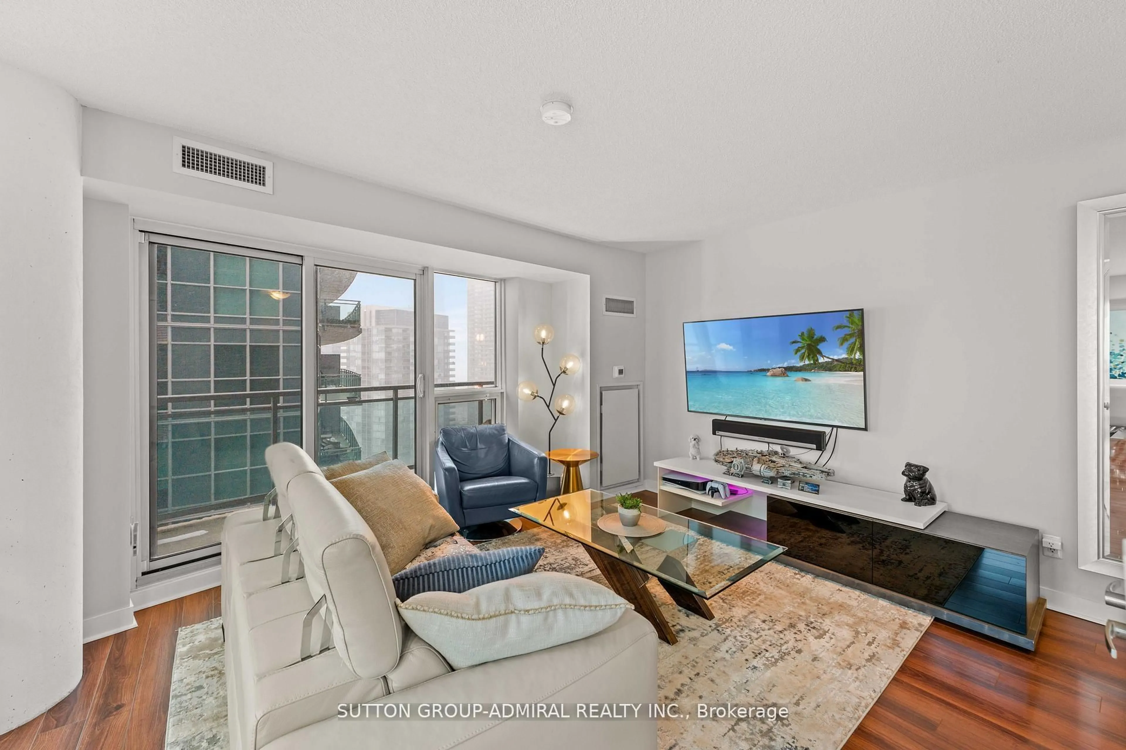 Living room with furniture, unknown for 155 Legion Rd #2513, Toronto Ontario M8Y 0A7