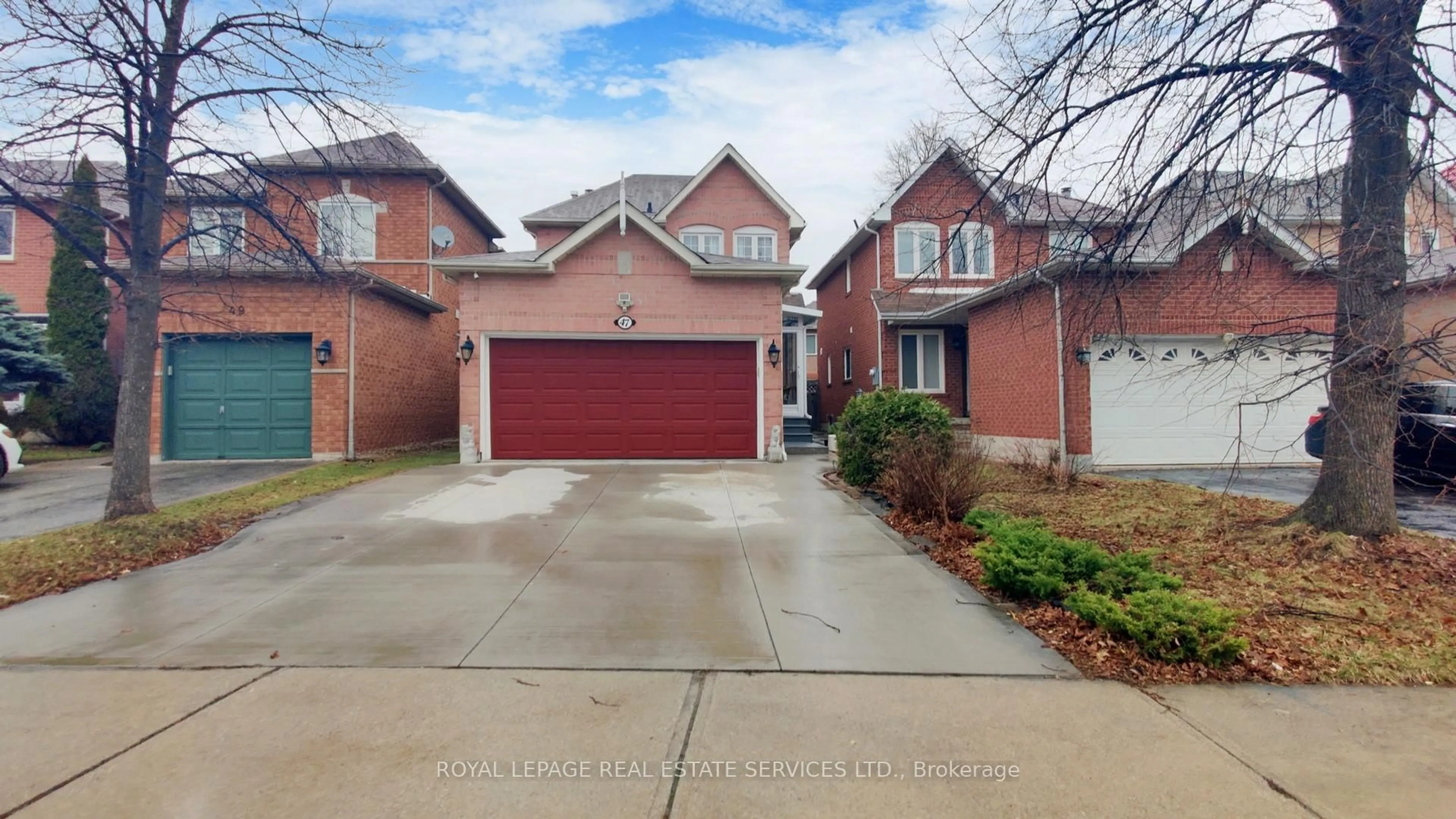 Home with brick exterior material, street for 47 Hood Cres, Brampton Ontario L6Y 4S7