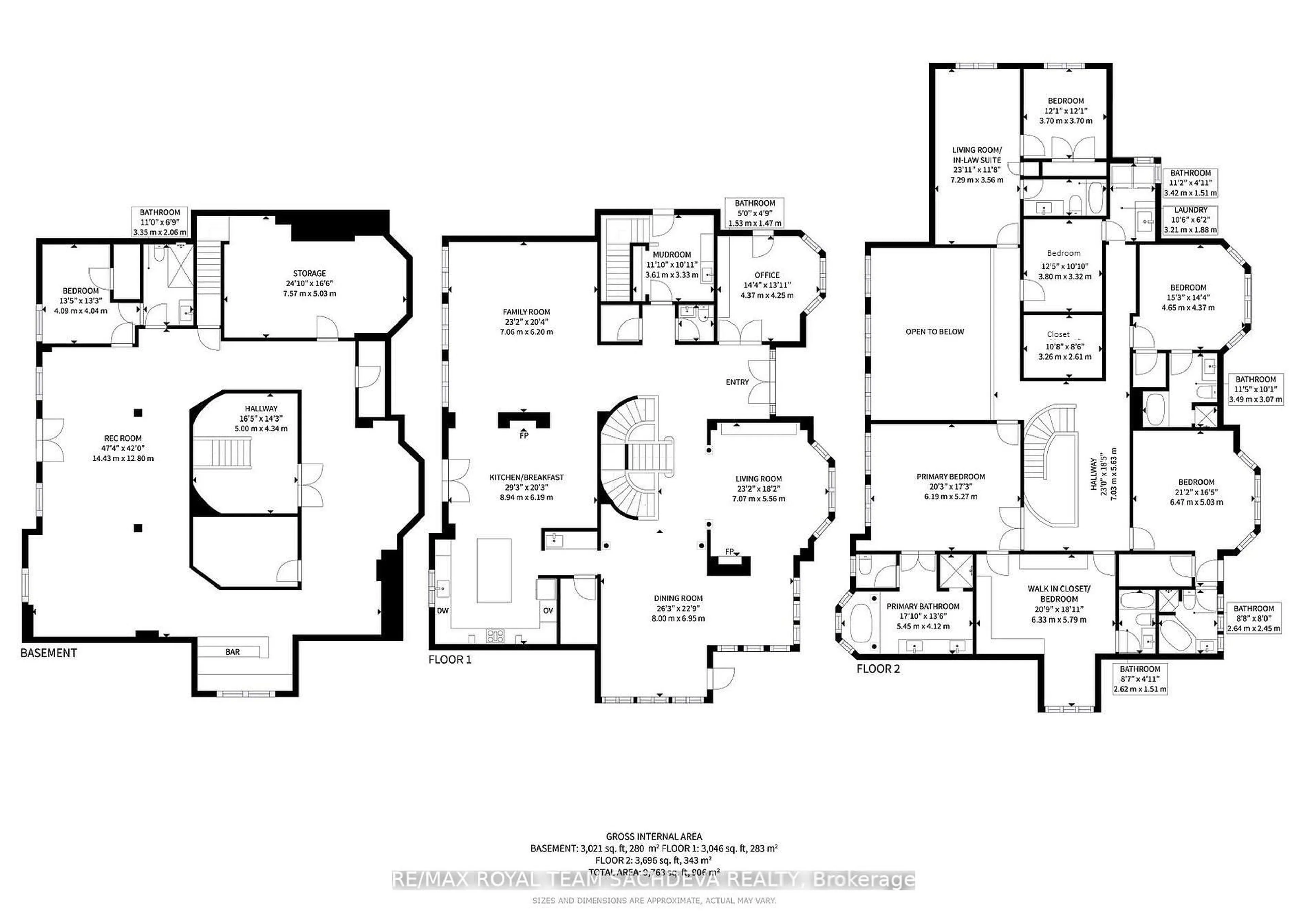 Floor plan for 76 Buckstown Tr, Caledon Ontario L7E 3E8