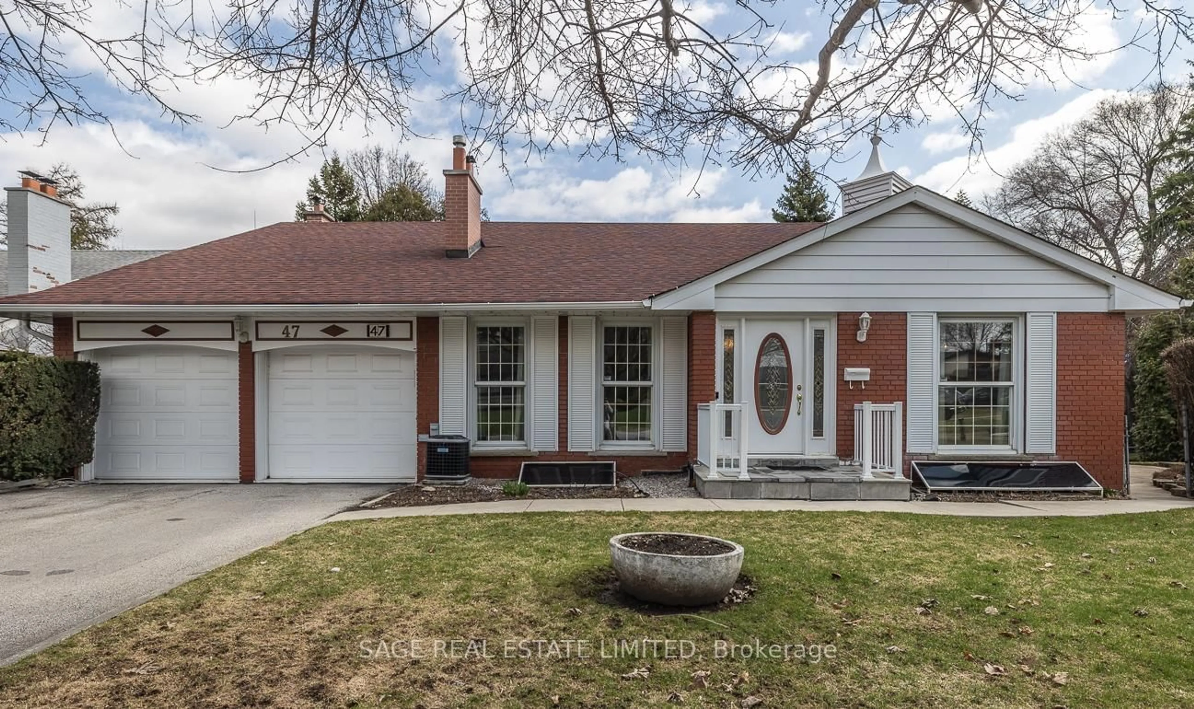 Home with brick exterior material, street for 47 Ravensbourne Cres, Toronto Ontario M9A 2A9