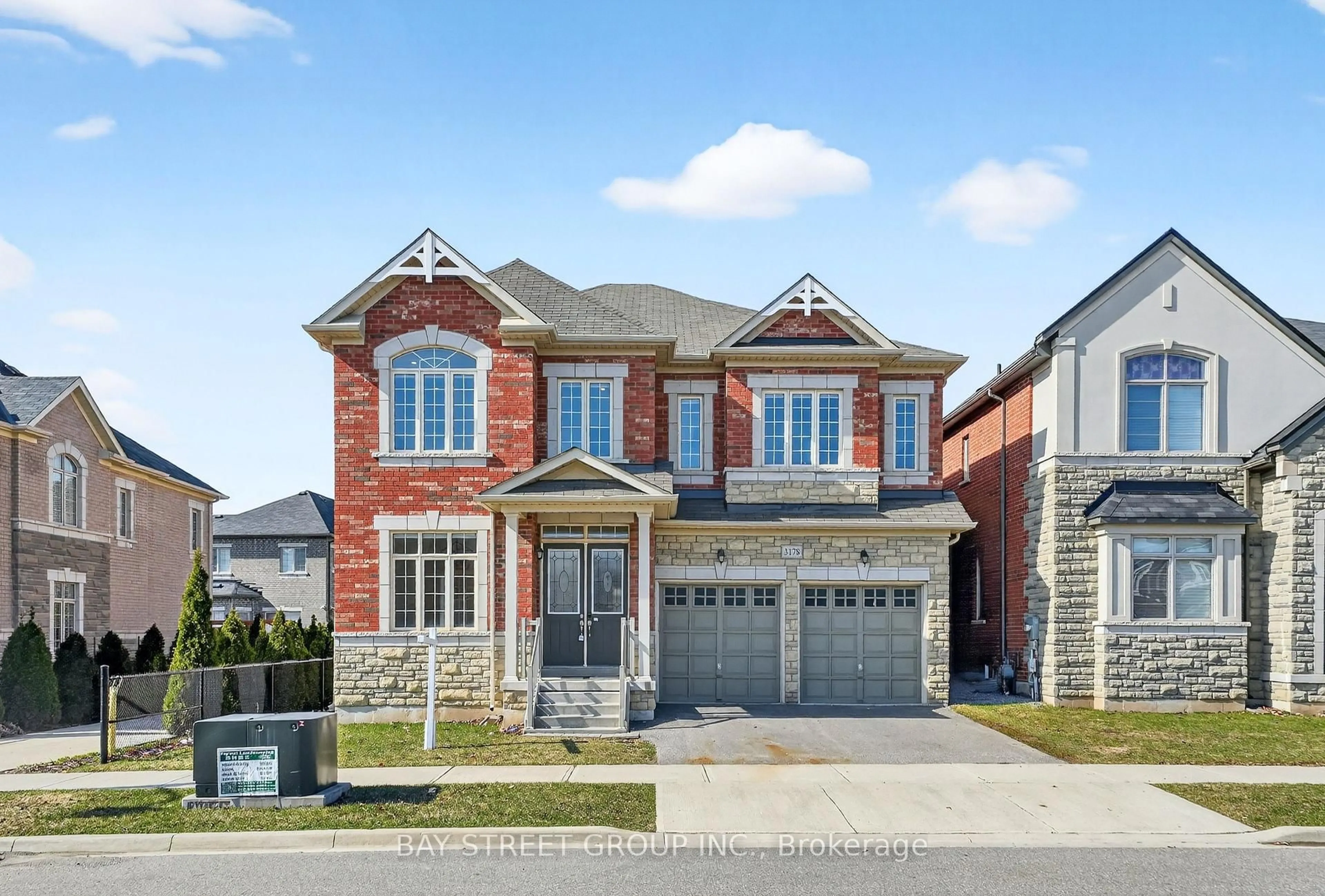 Home with brick exterior material, street for 3178 Buttonbush Tr, Oakville Ontario L6H 0T4