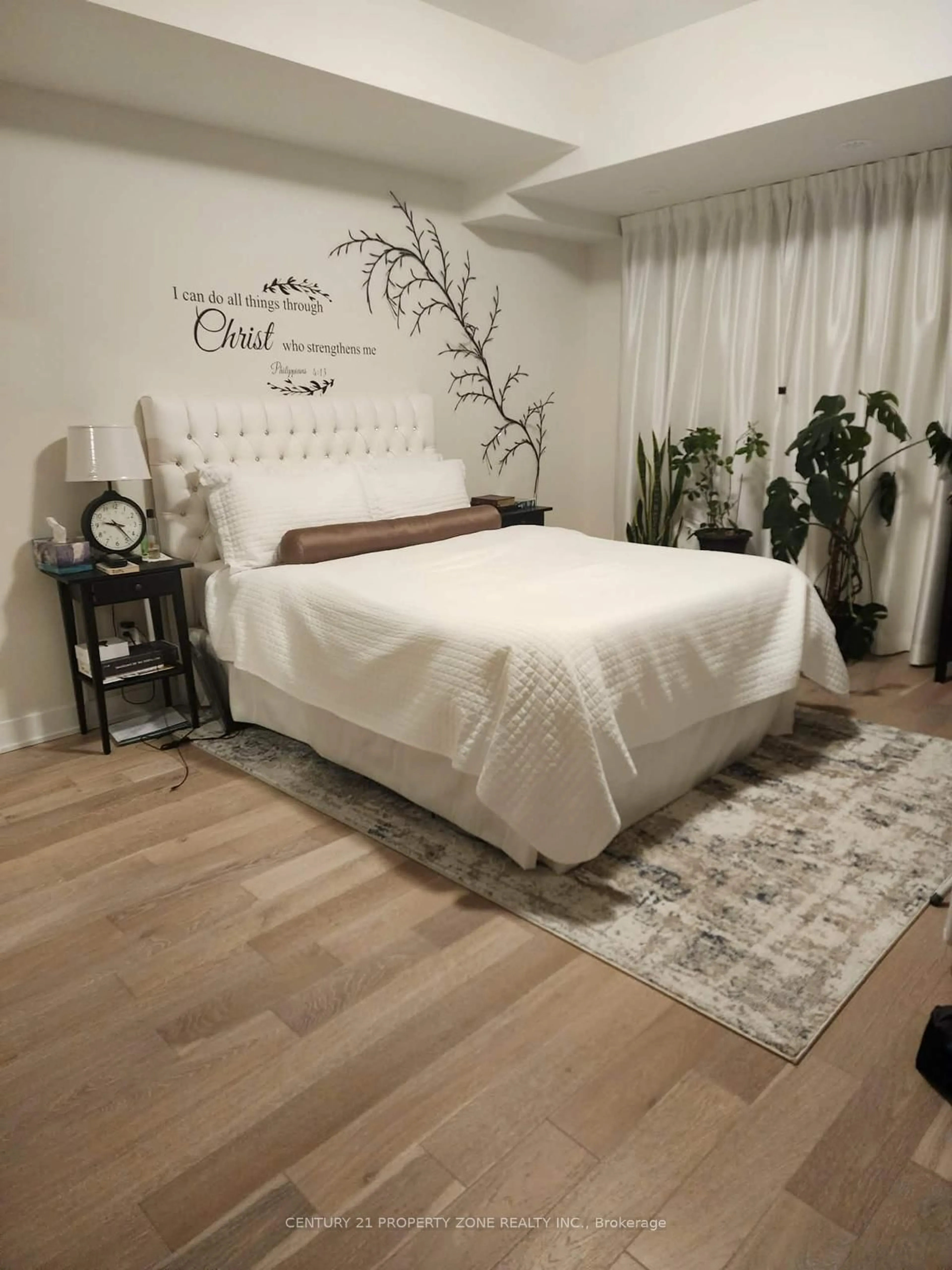 Bedroom with bed, unknown for 39 John Perkins Bull Dr #9, Toronto Ontario M3K 0C3