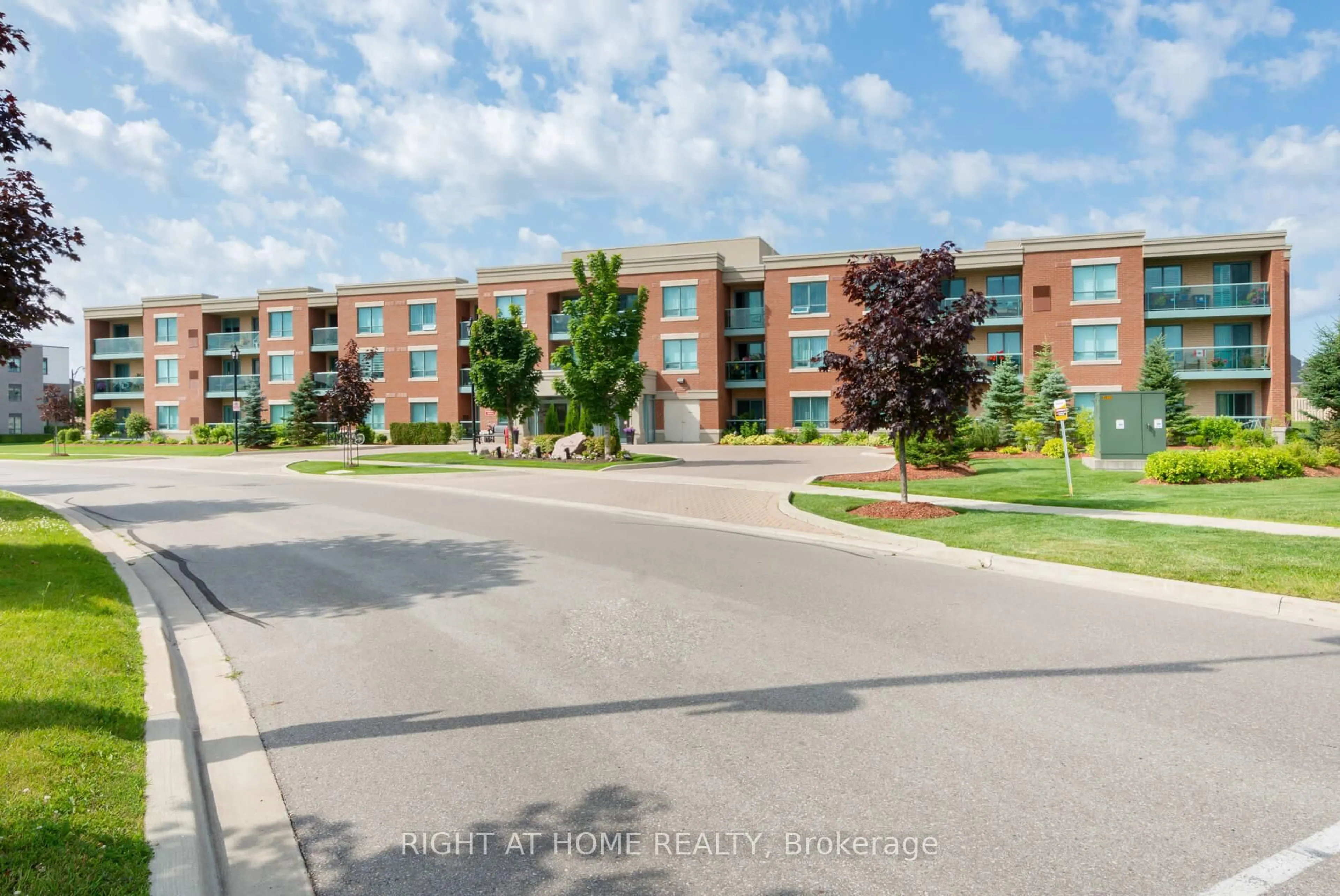 A pic from outside/outdoor area/front of a property/back of a property/a pic from drone, street for 50 Via Rosedale #317, Brampton Ontario L6R 3Z7