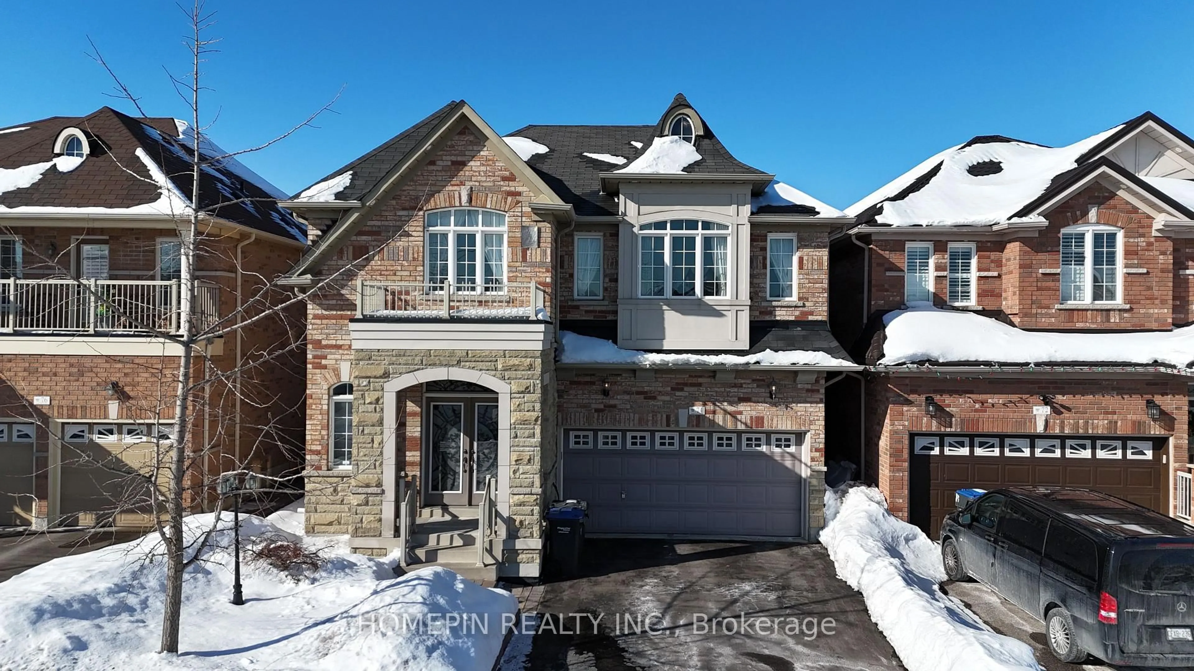 Home with brick exterior material, street for 74 Dewside Dr, Brampton Ontario L6R 0X5