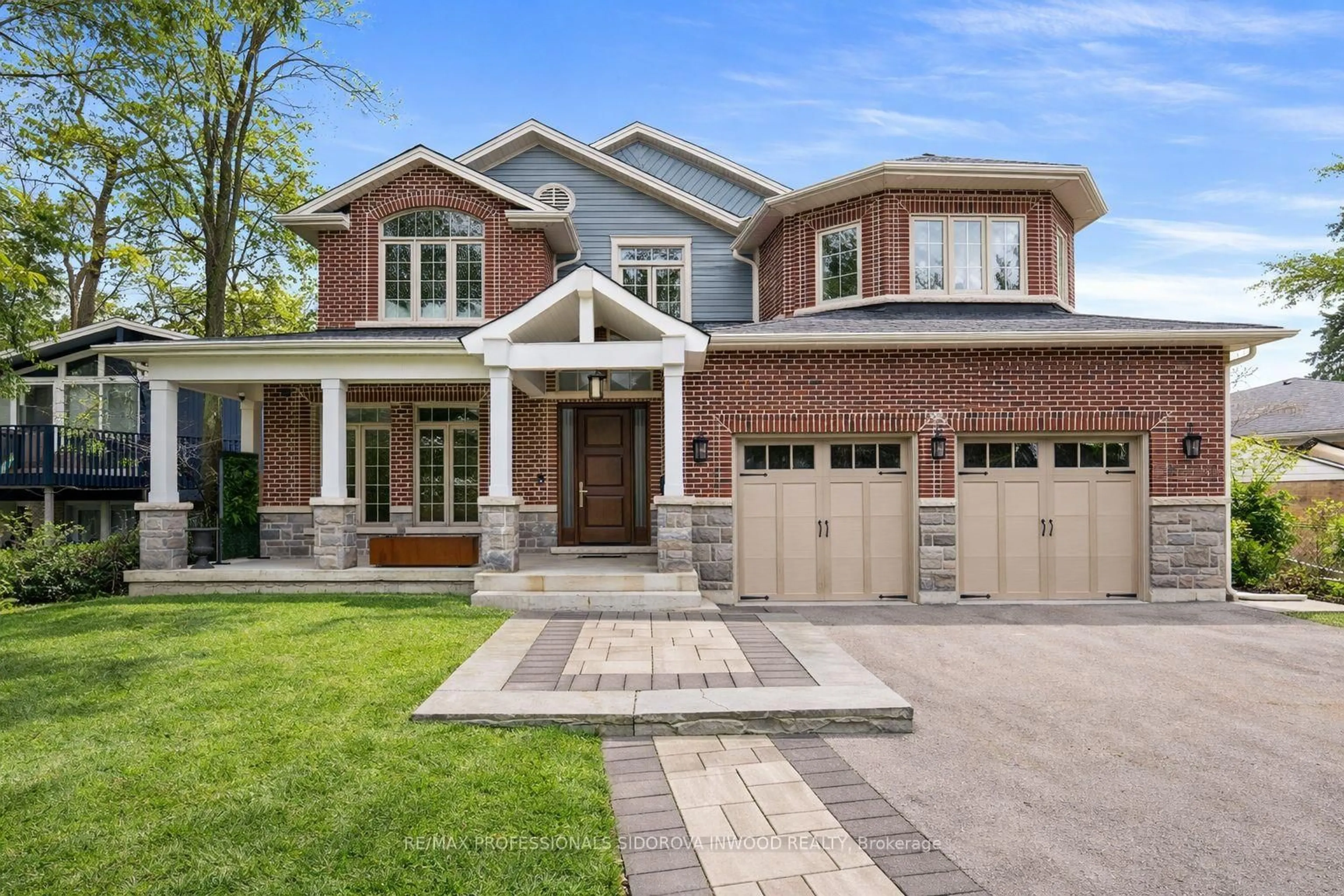 Home with brick exterior material, street for 4 Tanglewood Terr, Toronto Ontario M8Y 3P1
