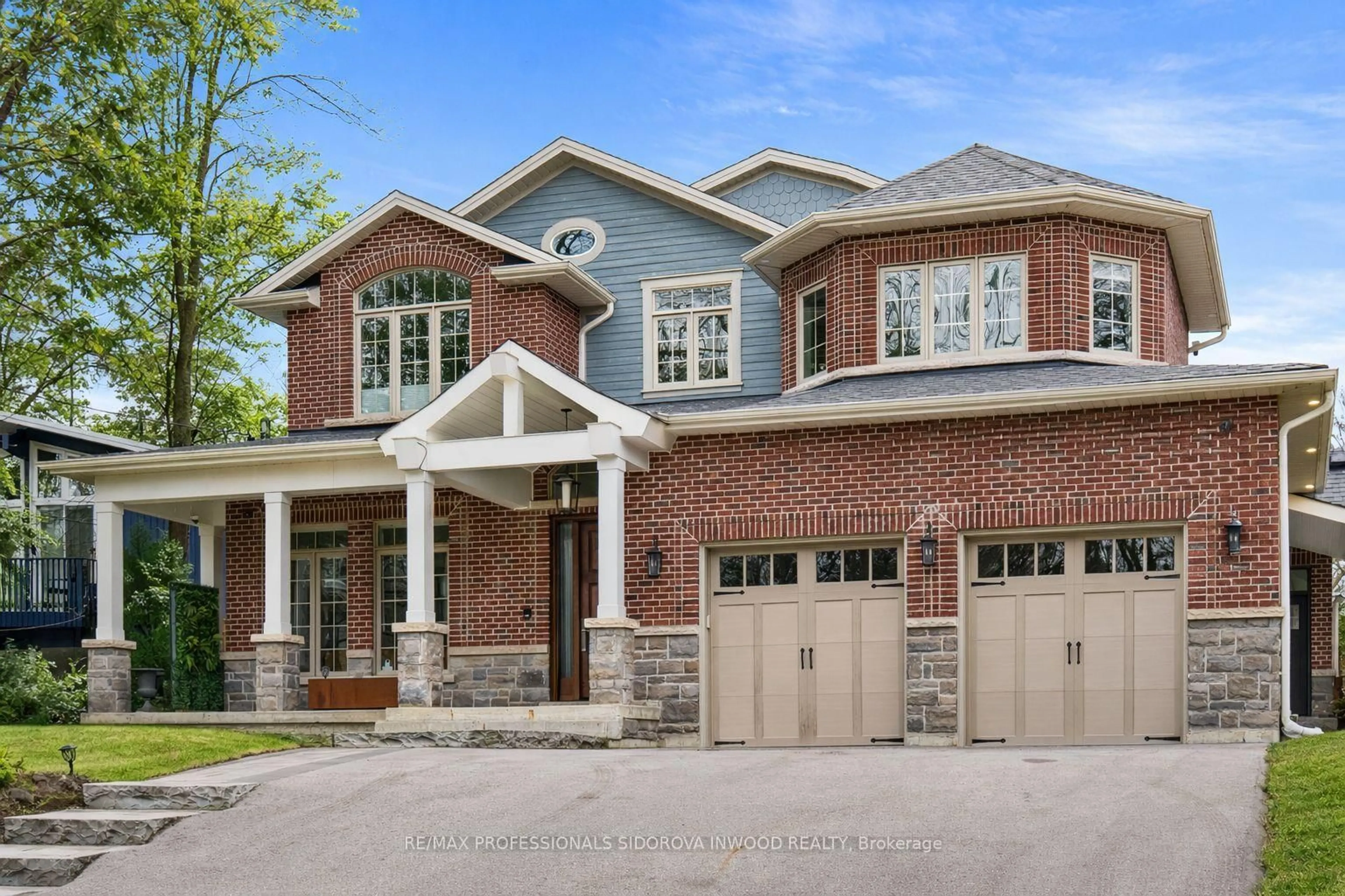 Home with brick exterior material, street for 4 Tanglewood Terr, Toronto Ontario M8Y 3P1