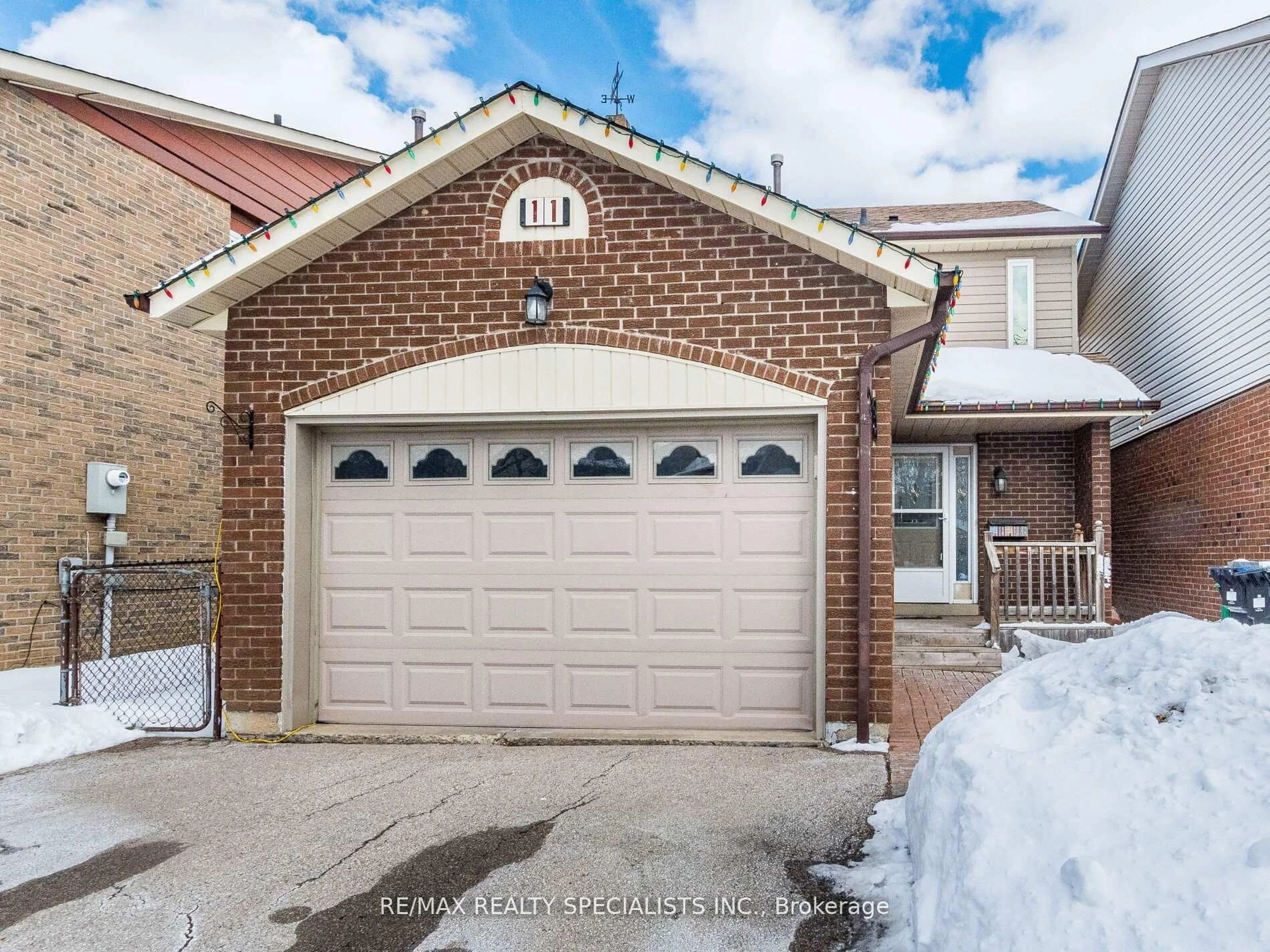 Home with brick exterior material, street for 11 Foxacre Row, Brampton Ontario L6V 3V7