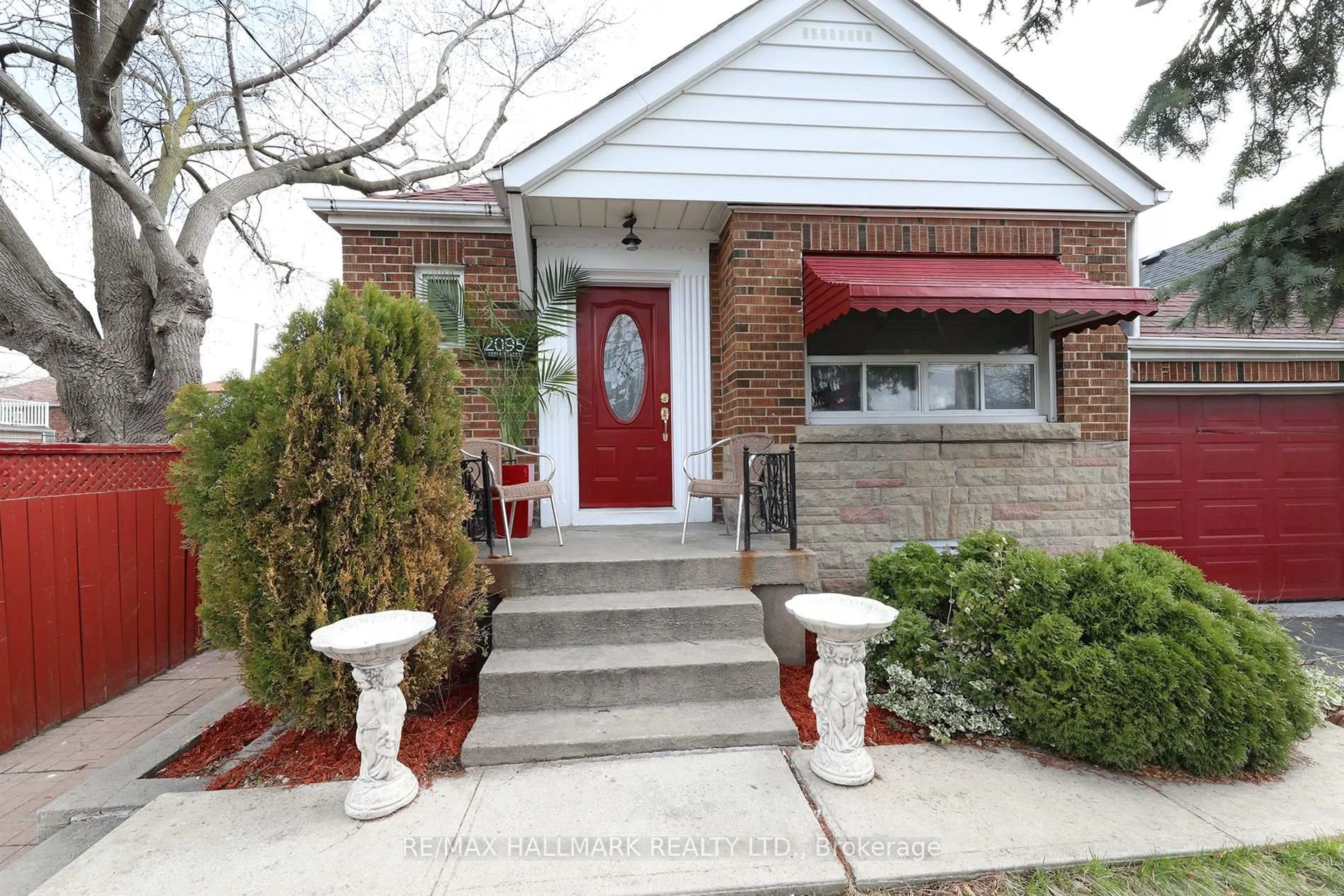 Home with brick exterior material, street for 2095 Keele St, Toronto Ontario M6M 3Y8
