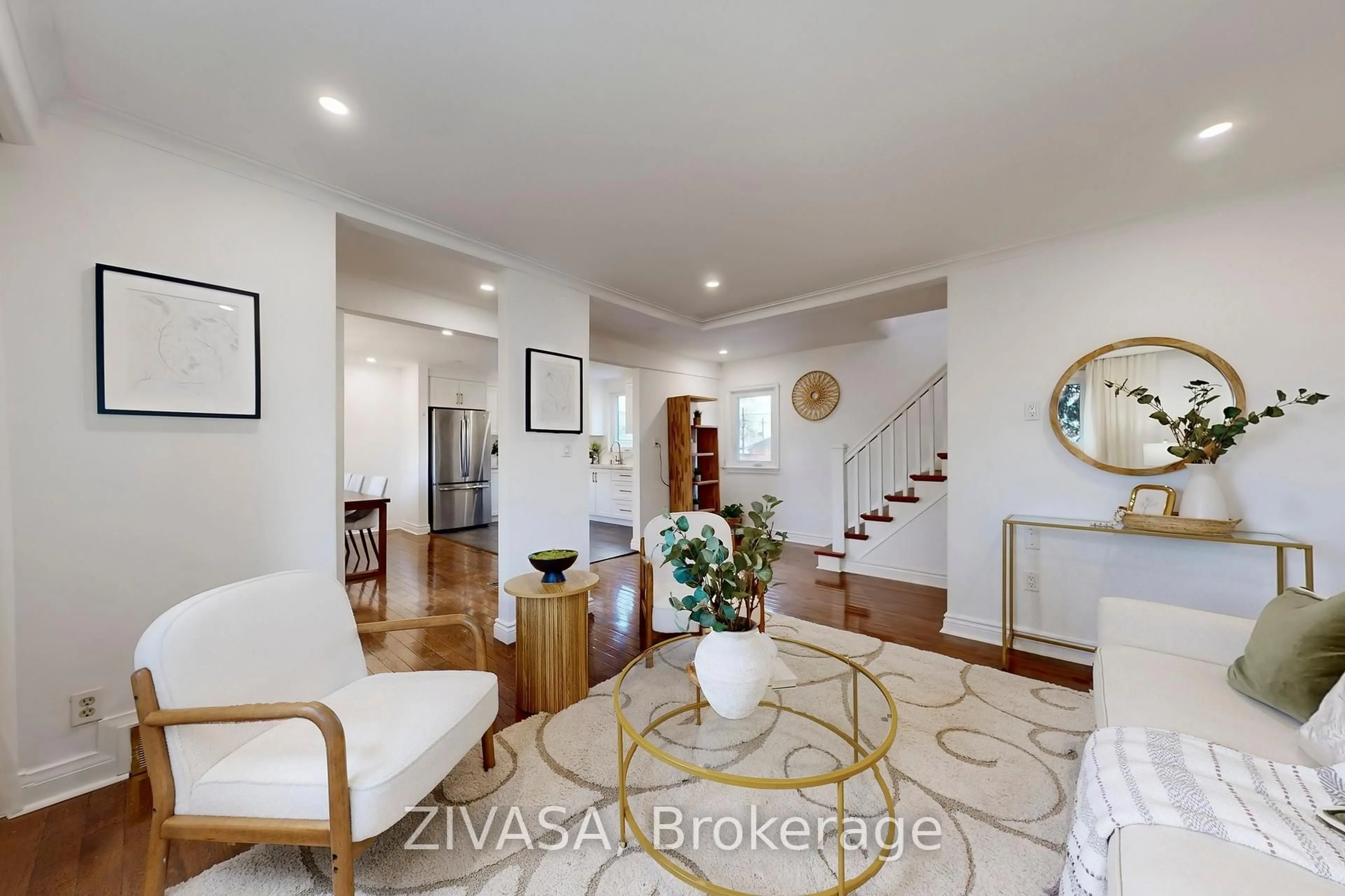 Living room with furniture, unknown for 67 Strathnairn Ave, Toronto Ontario M6M 2E9