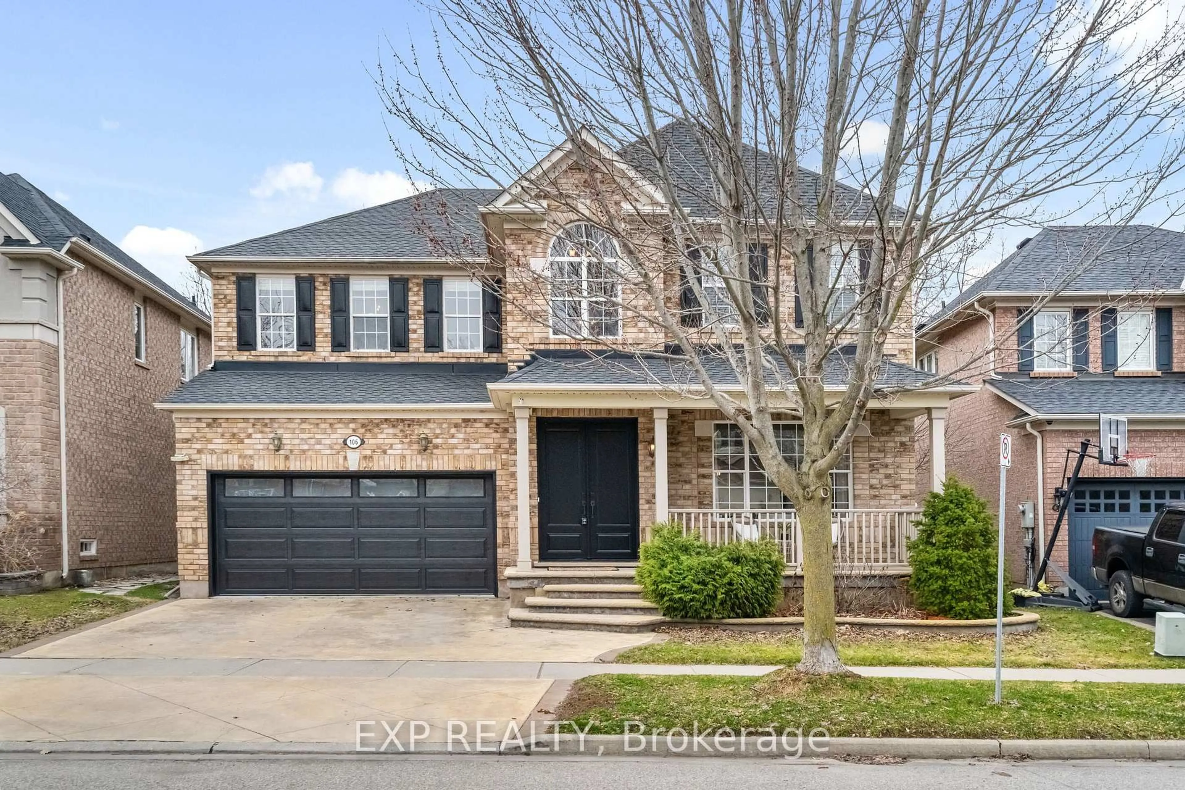 Home with brick exterior material, street for 106 Arborglen Dr, Halton Hills Ontario L7G 6L4