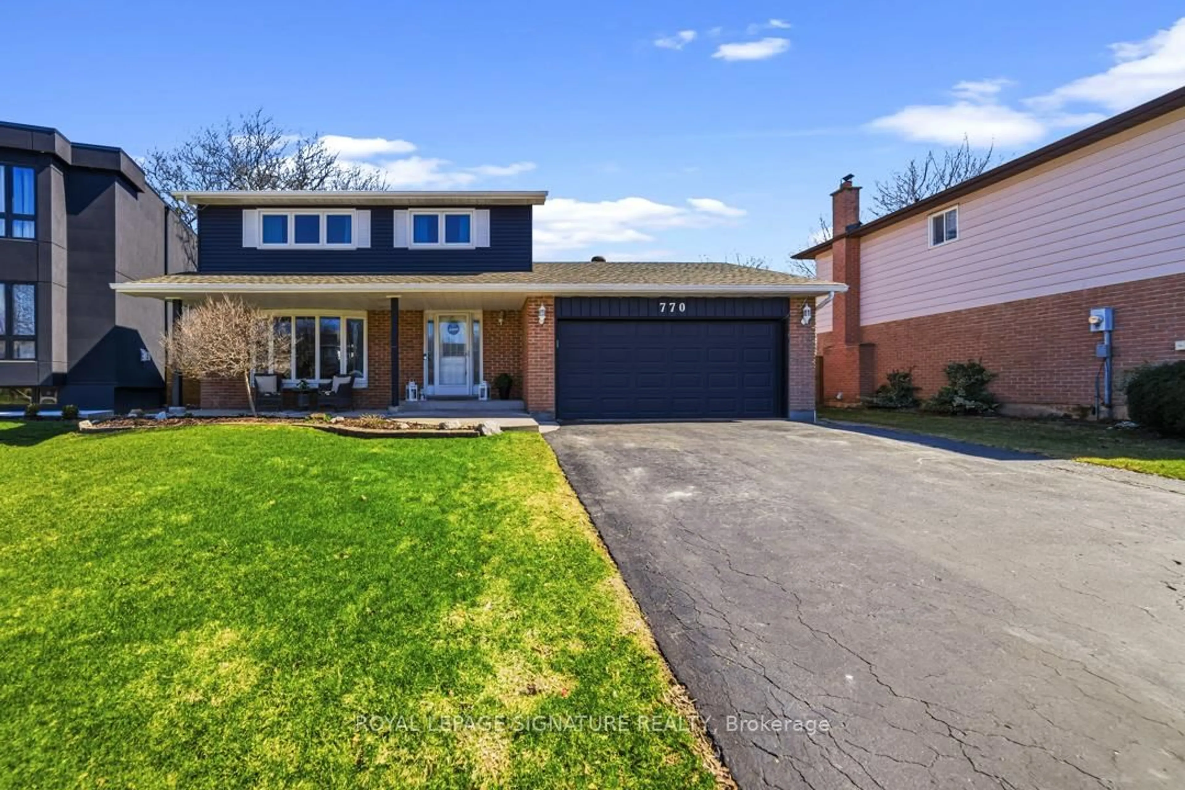 Home with brick exterior material, street for 770 Banting Crt, Milton Ontario L9T 3M5