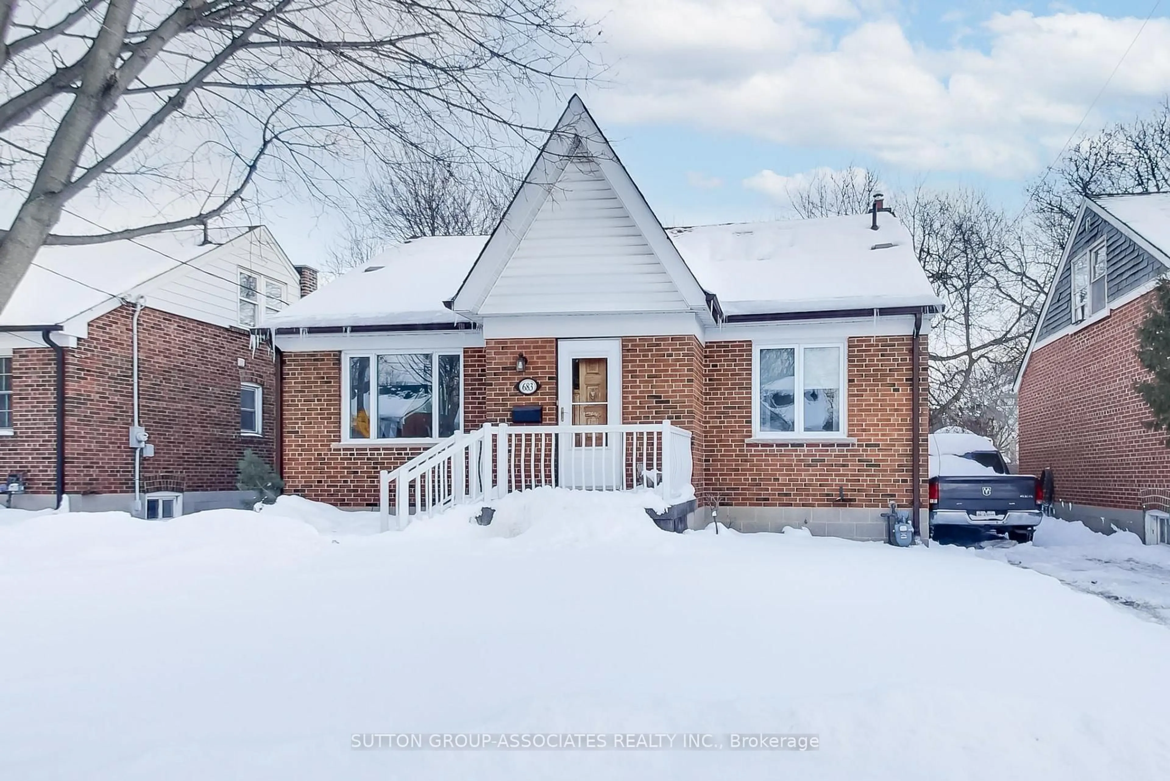 Home with brick exterior material, street for 683 Glengrove Ave, Toronto Ontario M6B 2J2