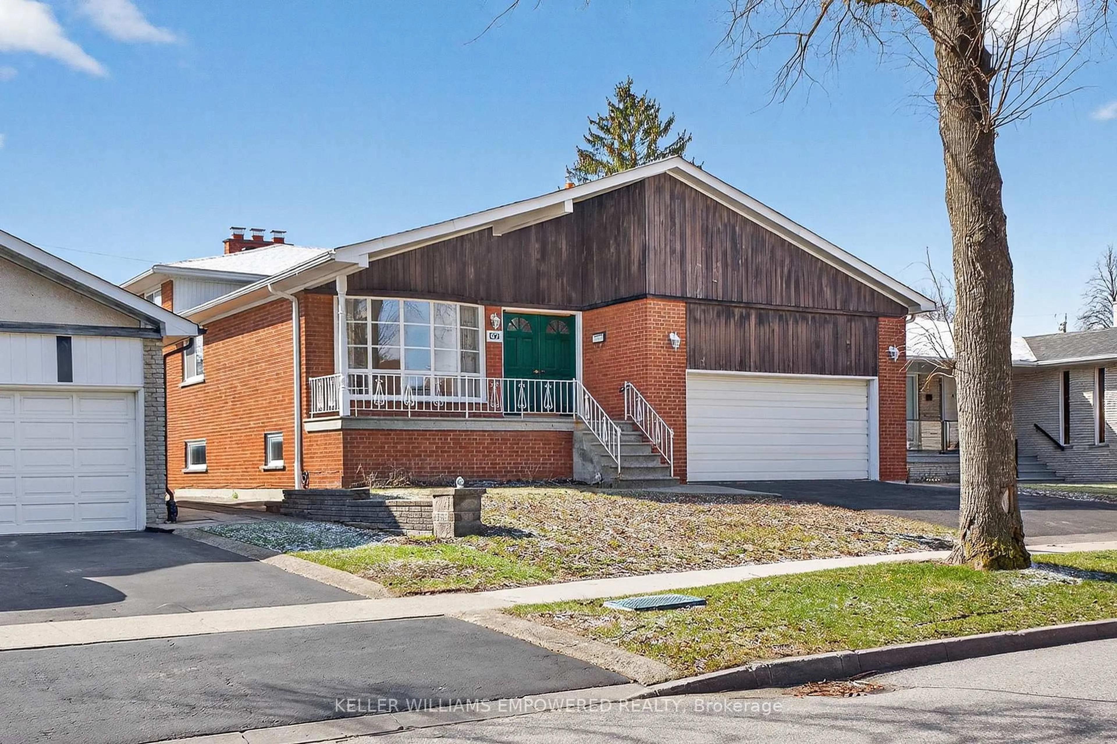 Home with brick exterior material, street for 67 Allanhurst Dr, Toronto Ontario M9A 4K2