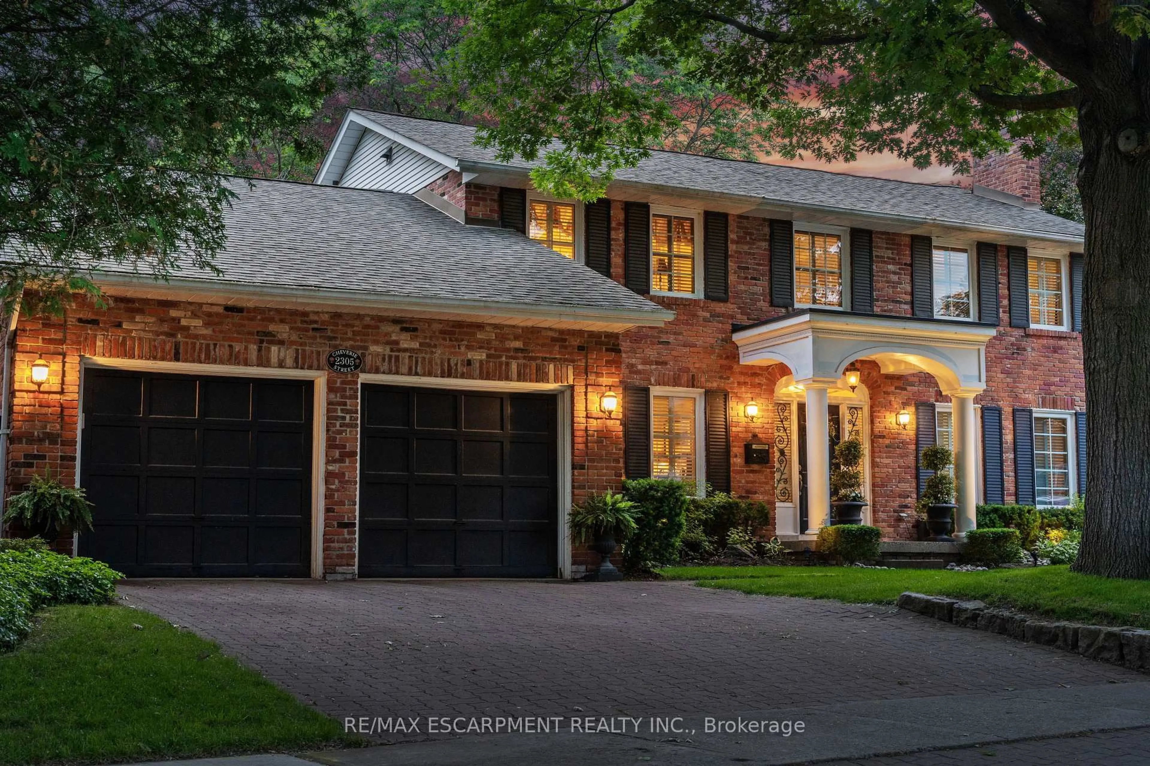 Home with brick exterior material, street for 2305 Cheverie St, Oakville Ontario L6J 6C5