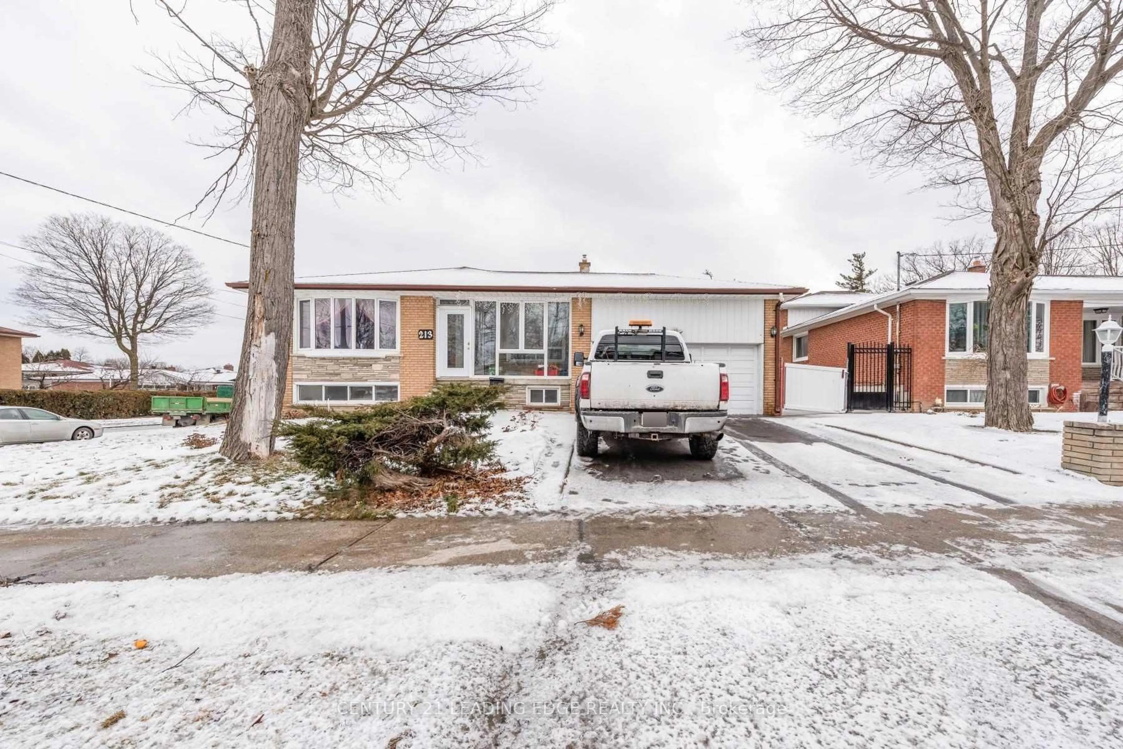 Home with brick exterior material, street for 213 Grandravine Dr, Toronto Ontario M3J 1B9
