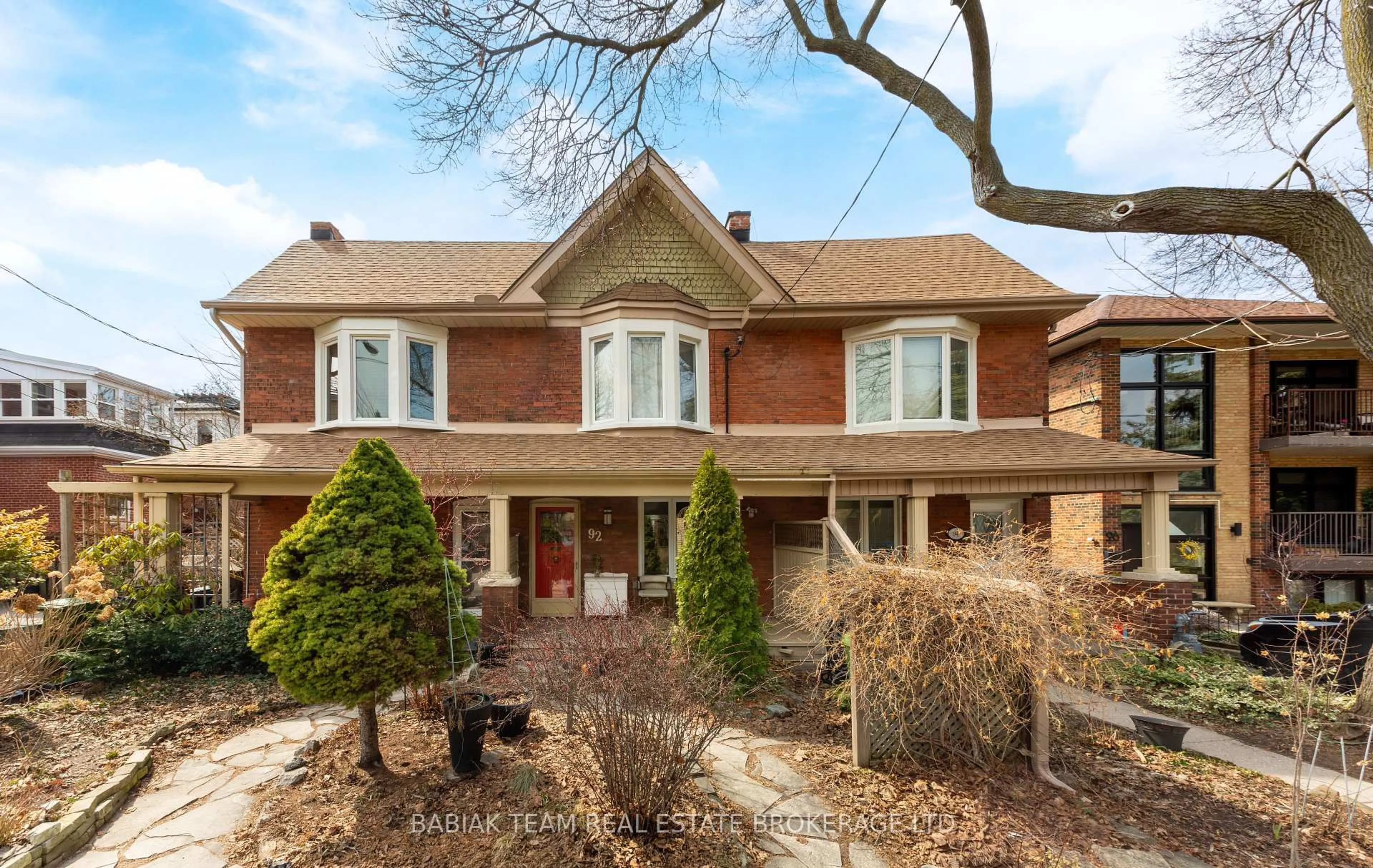Home with brick exterior material, street for 92 Indian Road Cres, Toronto Ontario M6P 2G3