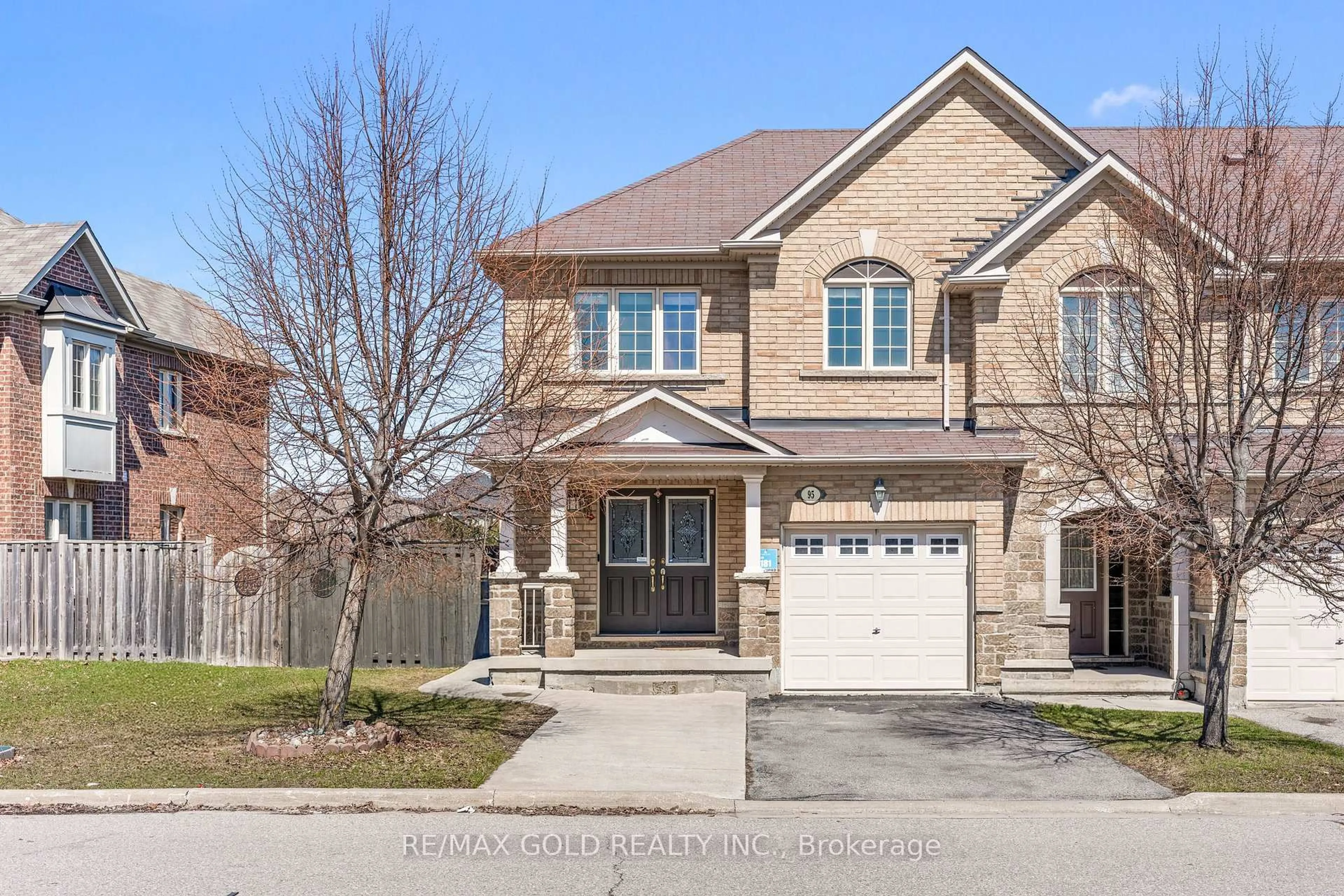 Home with brick exterior material, street for 95 Cedarbrook Rd, Brampton Ontario L6R 0W5