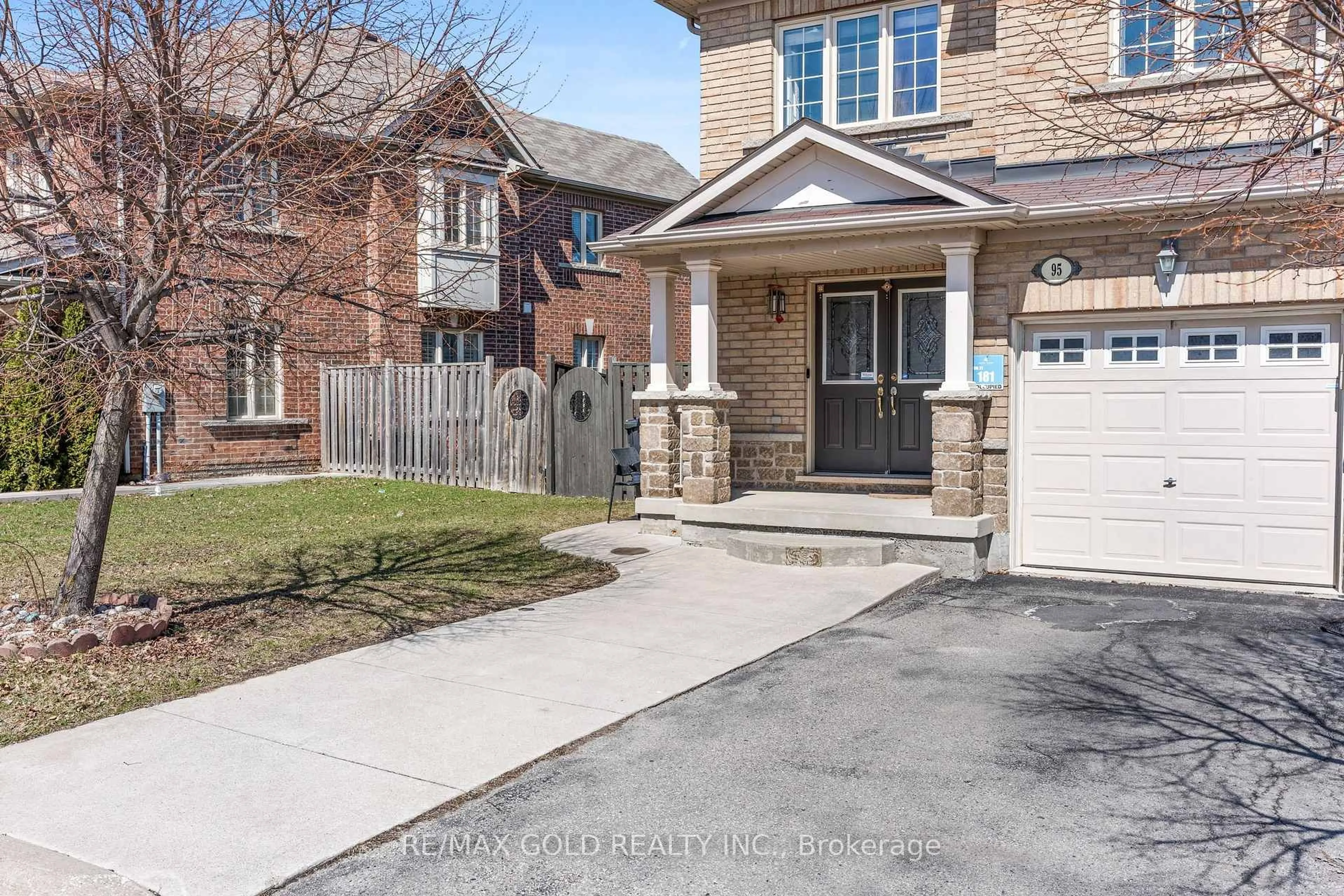 Home with brick exterior material, street for 95 Cedarbrook Rd, Brampton Ontario L6R 0W5
