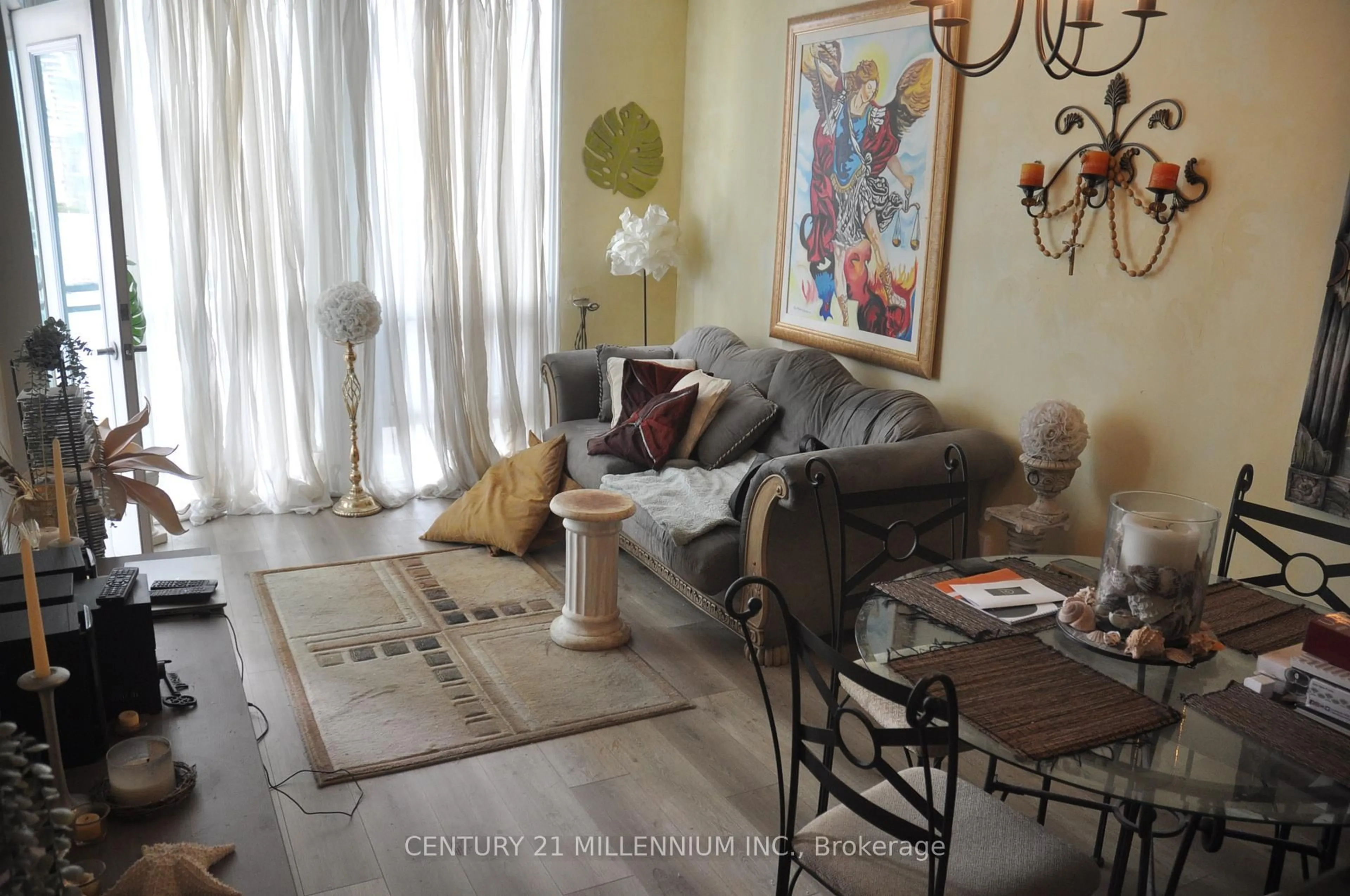 Living room with furniture, unknown for 3939 Duke of York Blvd #1405, Mississauga Ontario L5B 4N2