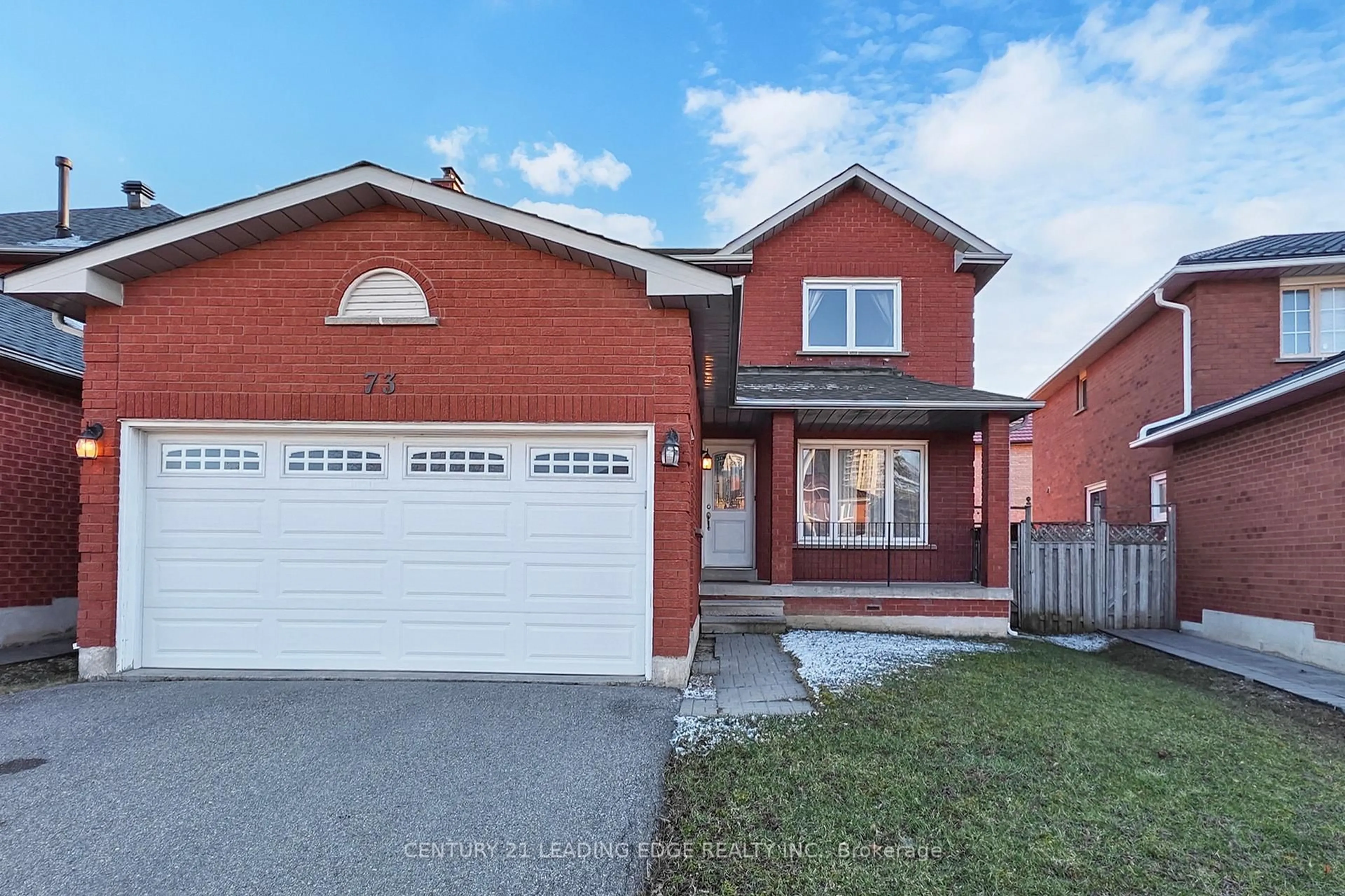 Home with brick exterior material, street for 73 Hullrick Dr, Toronto Ontario M9W 6W6